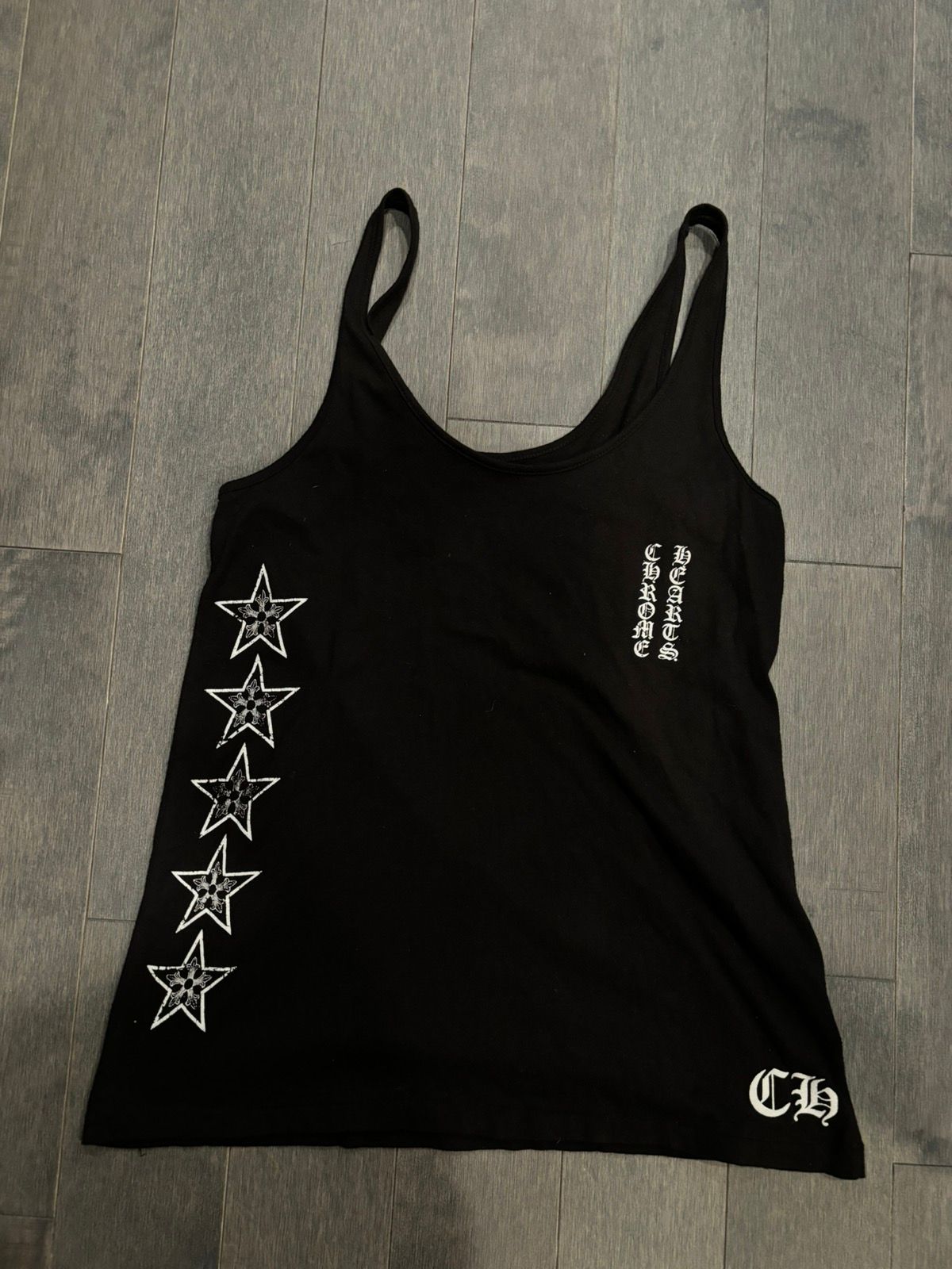 Pre-owned Chrome Hearts Tank Top Xs Xsmall In Black