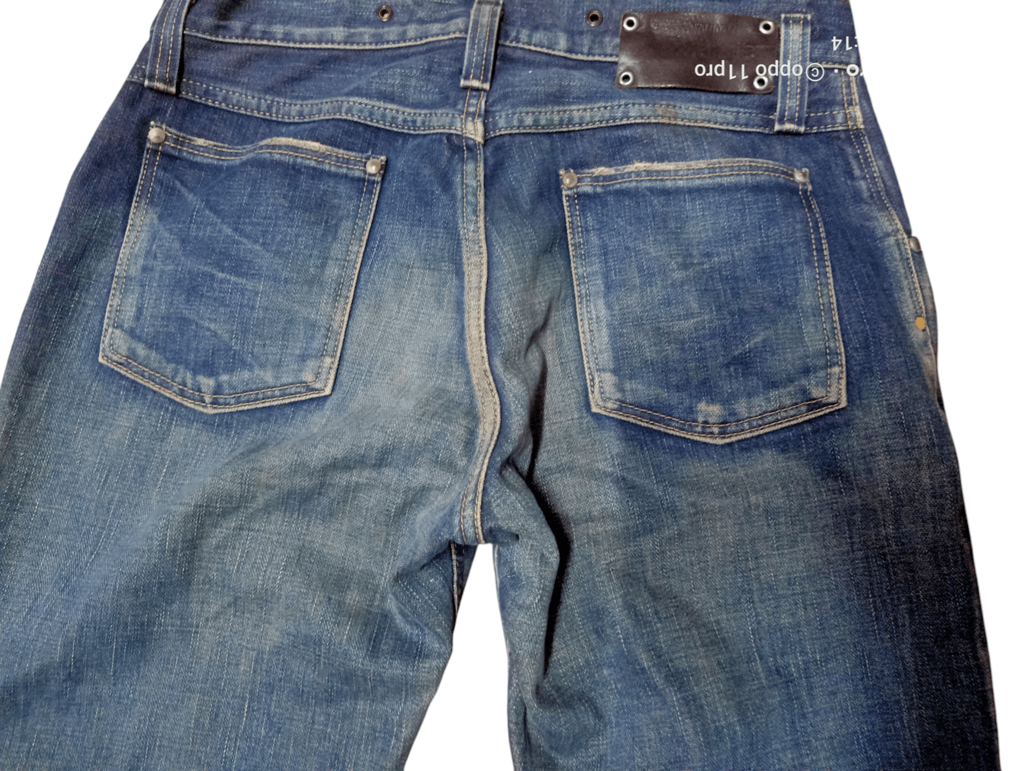 If Six Was Nine × Le Grande Bleu (L.G.B.) × Wrangler Wrangler Vtg Euro Fit Flare Denim Non Selvedge Size US 30 / EU 46 - 3 Thumbnail