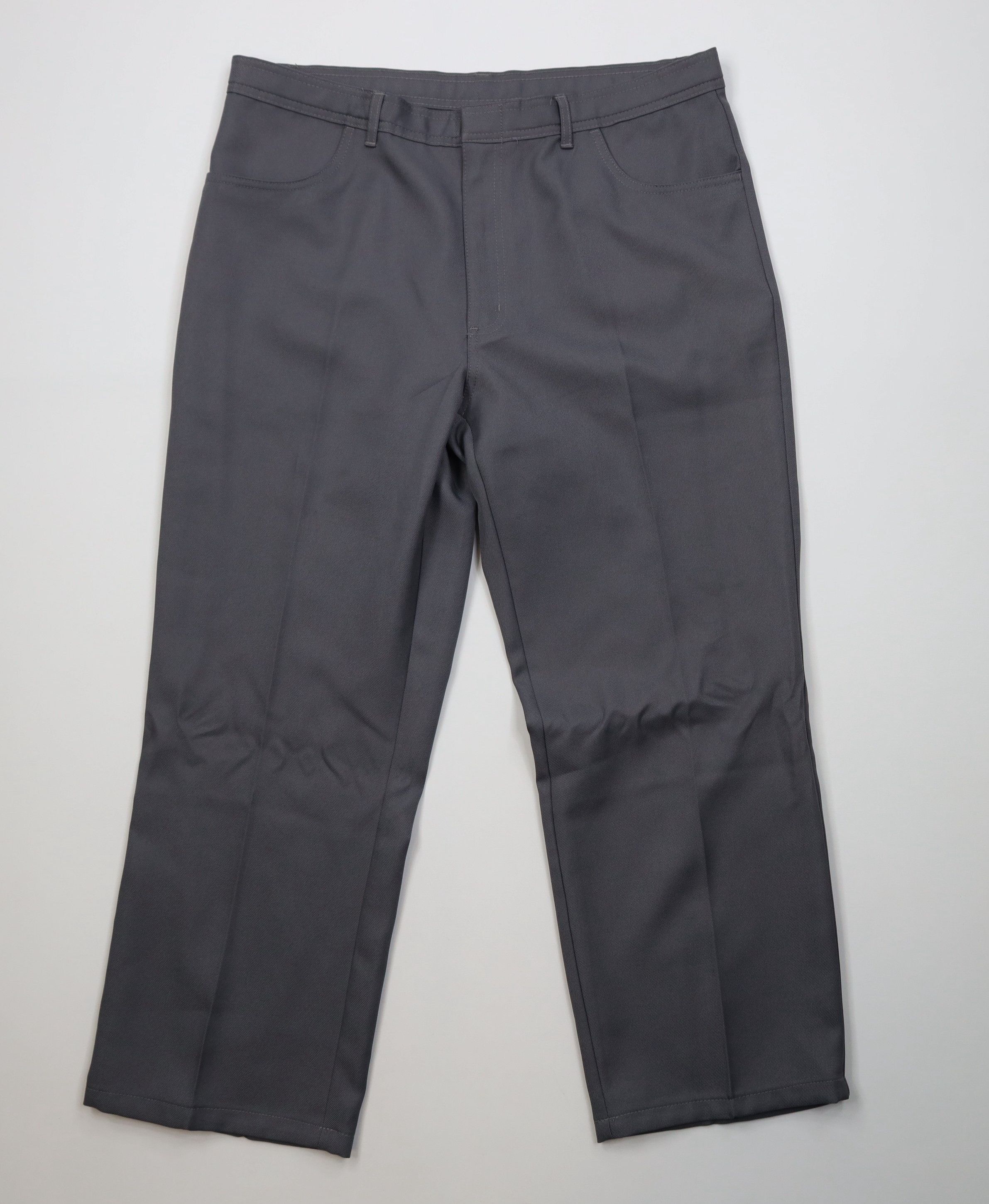 Vintage Vintage 90s Streetwear Knit Flared Wide Leg Chino Pants Gray Size US 38 / EU 54 - 1 Thumbnail
