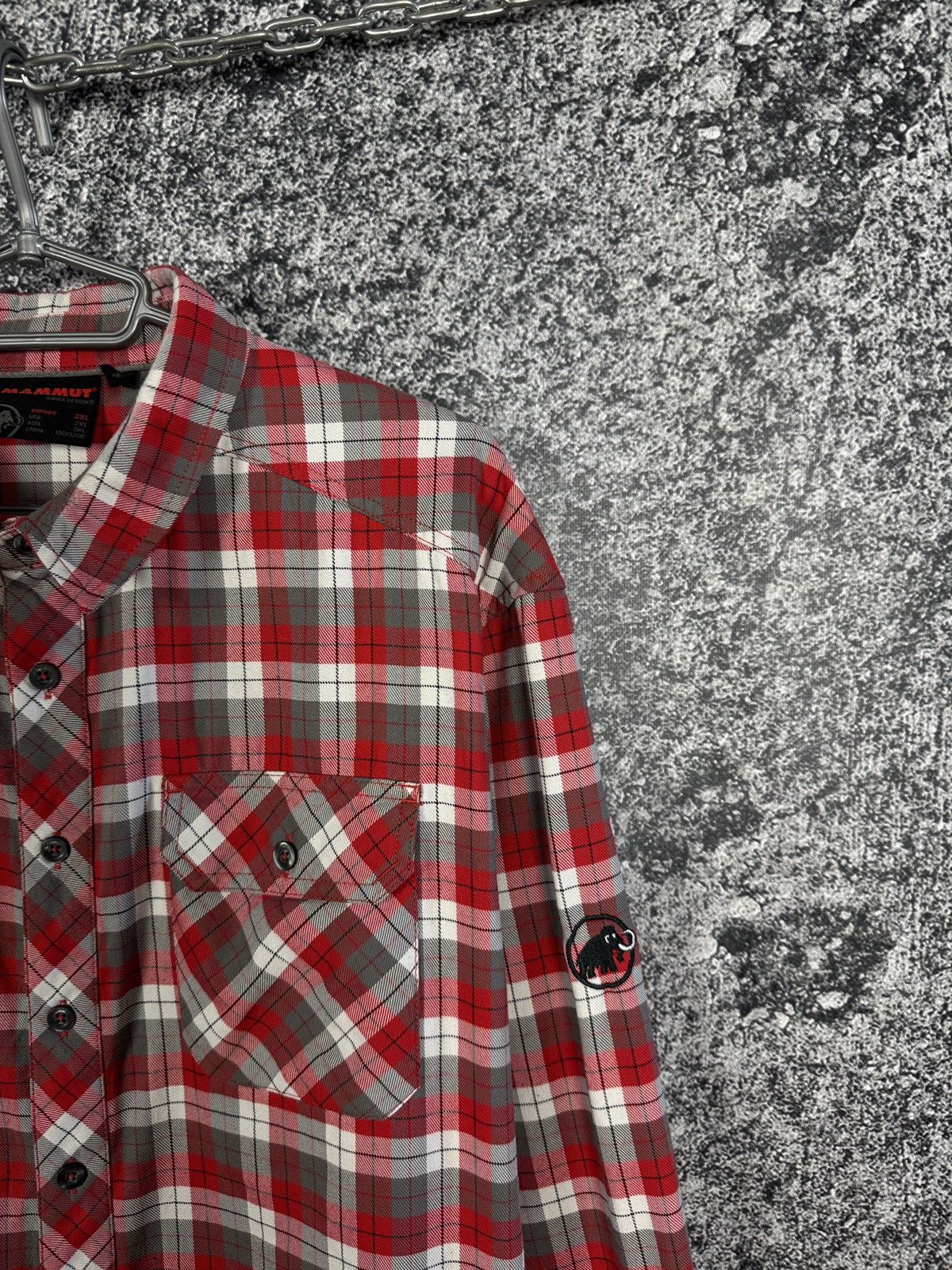 Mammut Mammut Long Sleeve Plaid Shirt Button Up Travel Outdoor 2XL Size US XXL / EU 58 / 5 - 2 Thumbnail