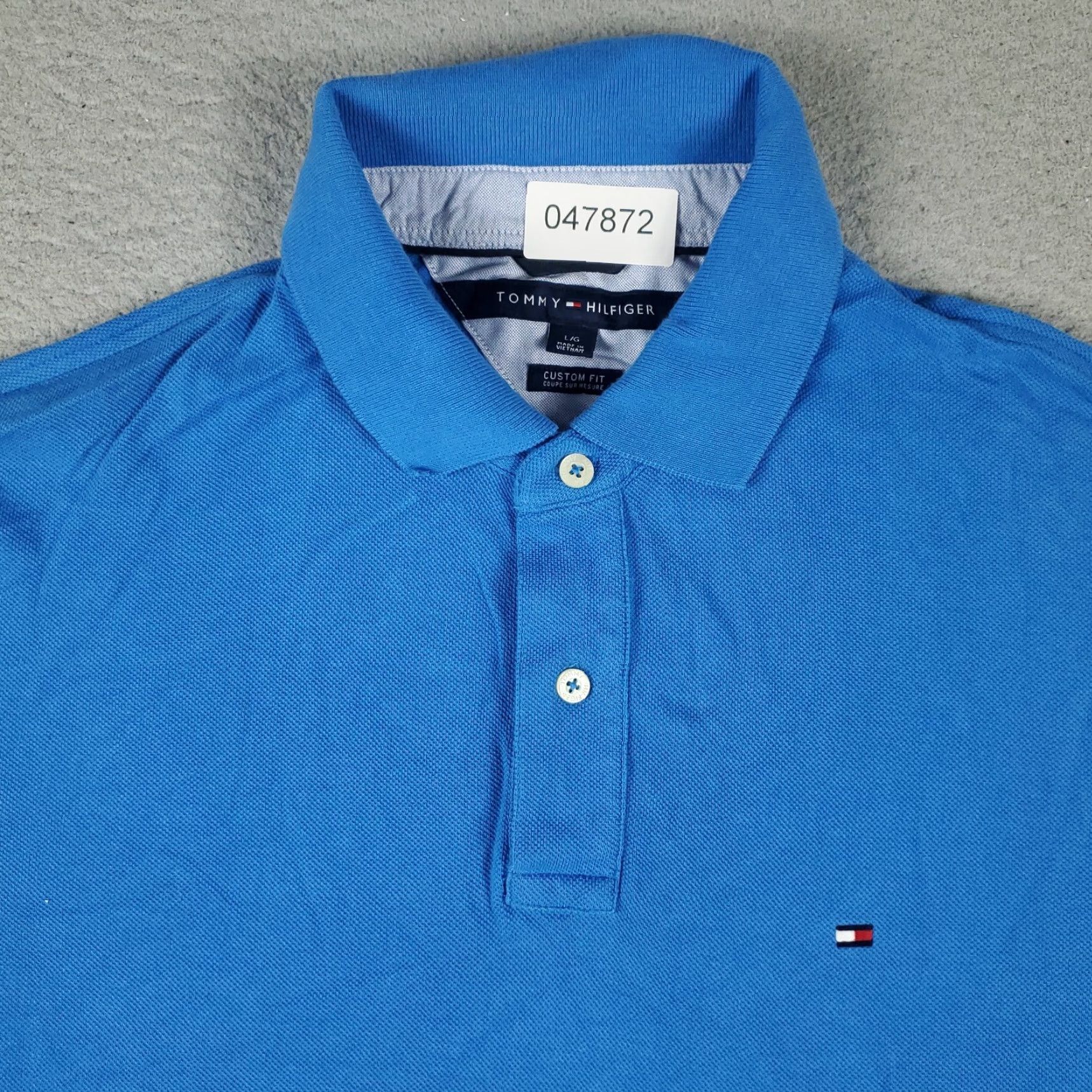 Tommy Hilfiger Tommy Hilfiger Polo Shirt Mens Large Blue Casual Short Sleeve Regular Fit Size US L / EU 52-54 / 3 - 2 Thumbnail