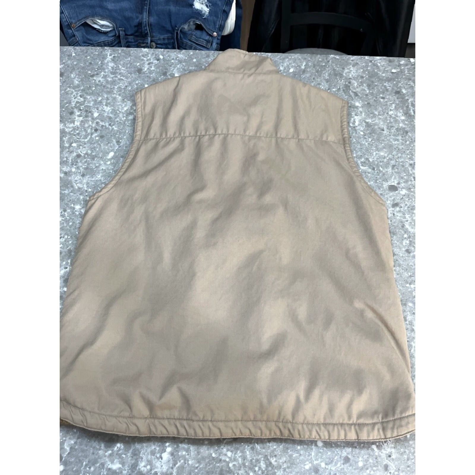 Vintage Fieldmaster Vest Mens S Brown Full Zip Hunting Fishing Fleece Lined Size US S / EU 44-46 / 1 - 6 Thumbnail