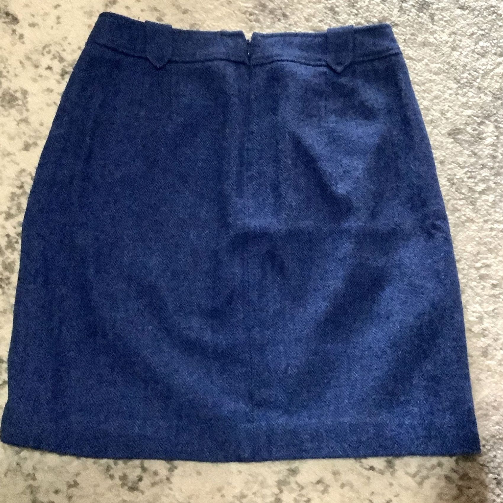 Talbots Talbots Skirt Womens Size 2 Pencil Straight Wool Blue Zip Career Classic Dry Clean Only Regular Short Lined Womens Size 26" / US 2 / IT 38 - 7 Thumbnail