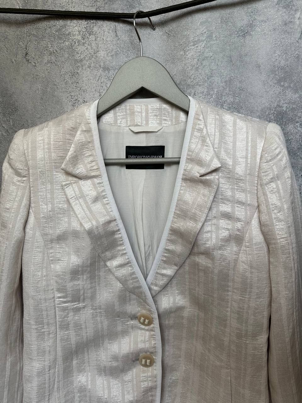 Emporio Armani RRP $900 Emporio Armani Fitted Single-Breasted Blazer Size M / US 6-8 / IT 42-44 - 5 Thumbnail