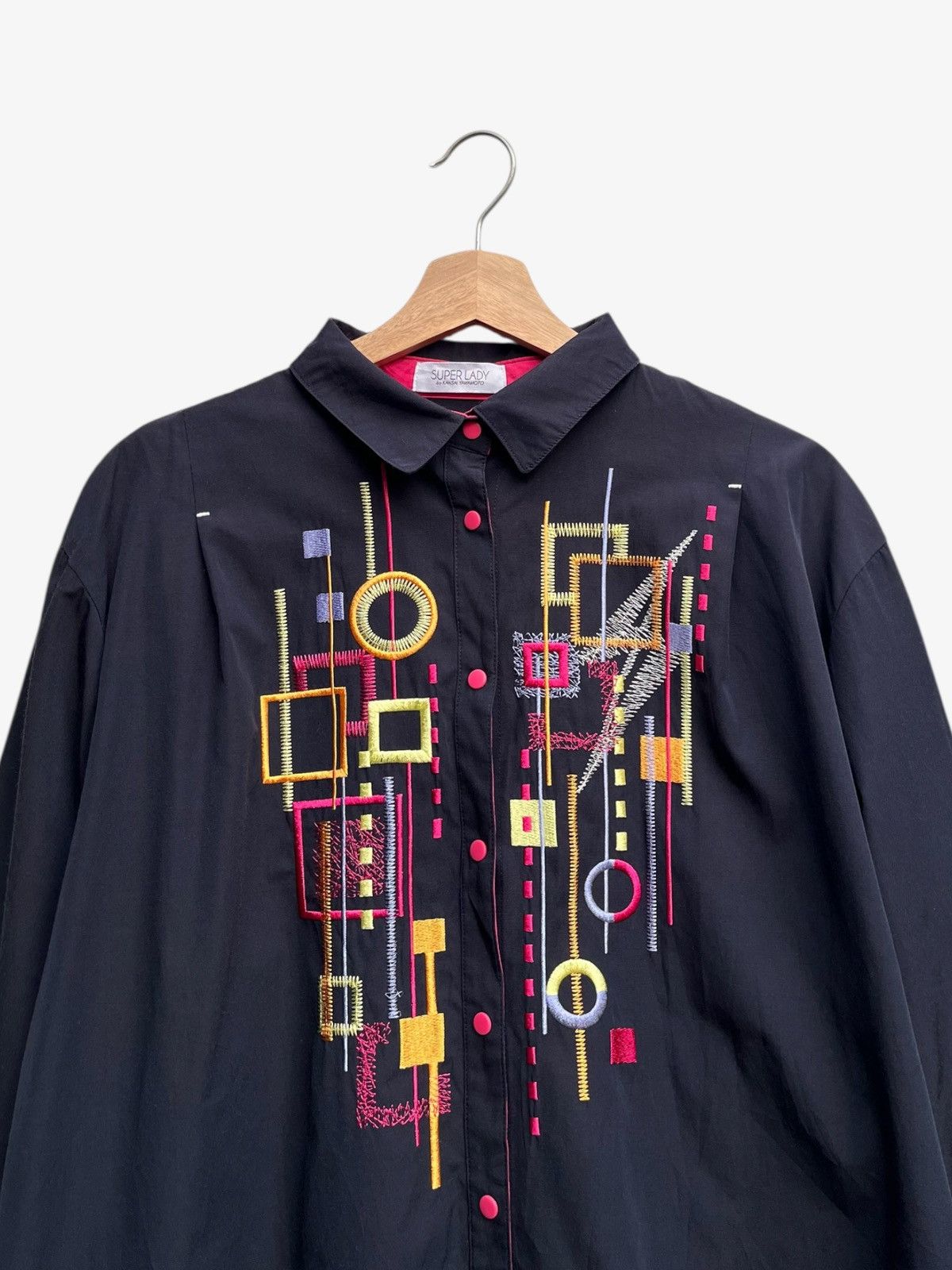 Kansai Yamamoto Super Lady Kansai Yamamoto Abstract Psychedelic Blouse Shirt Size XXL / US 16-18 / IT 52-54 - 5 Thumbnail