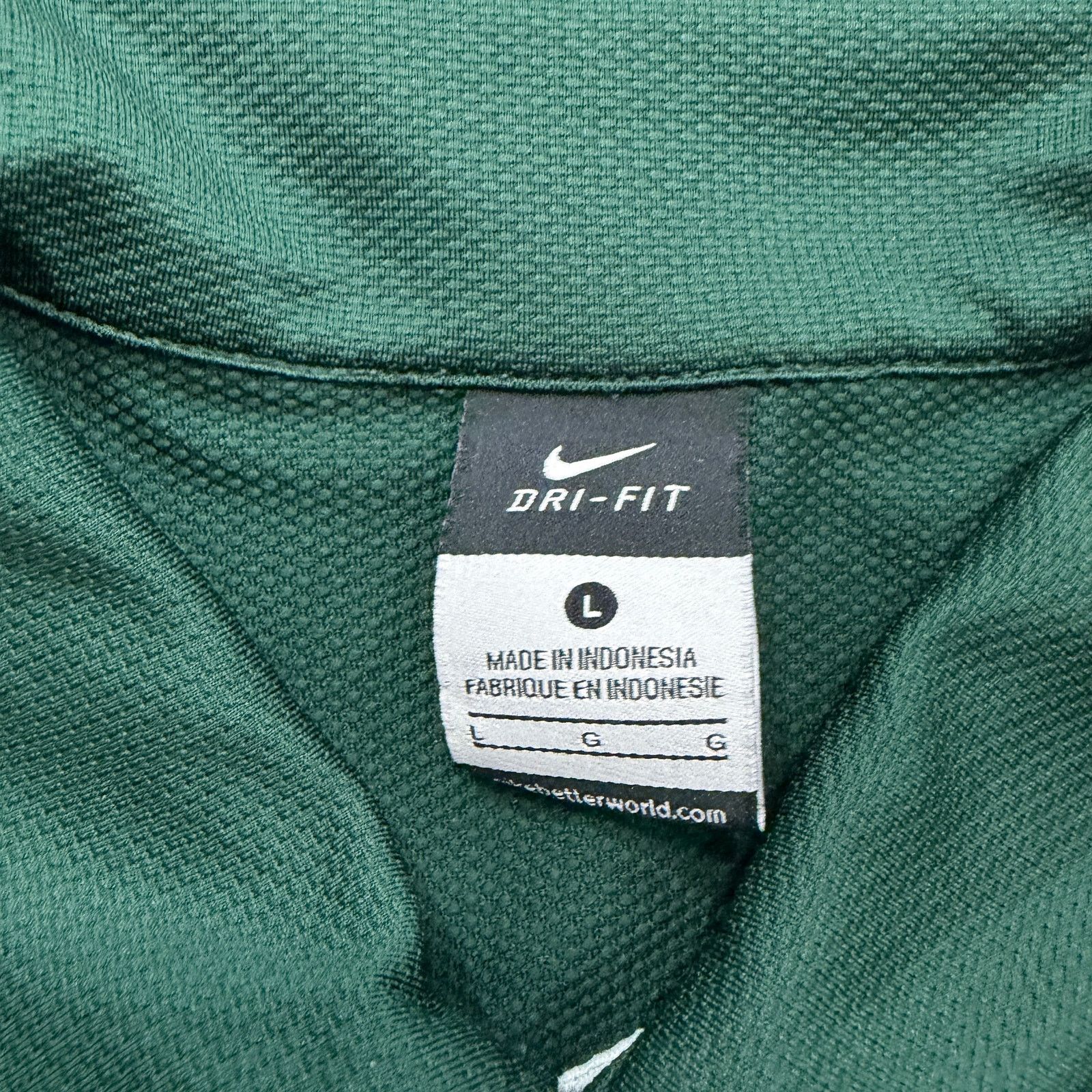 Nike Nike Michigan State Spartans Polo Shirt Men's Large Green Size US L / EU 52-54 / 3 - 5 Thumbnail