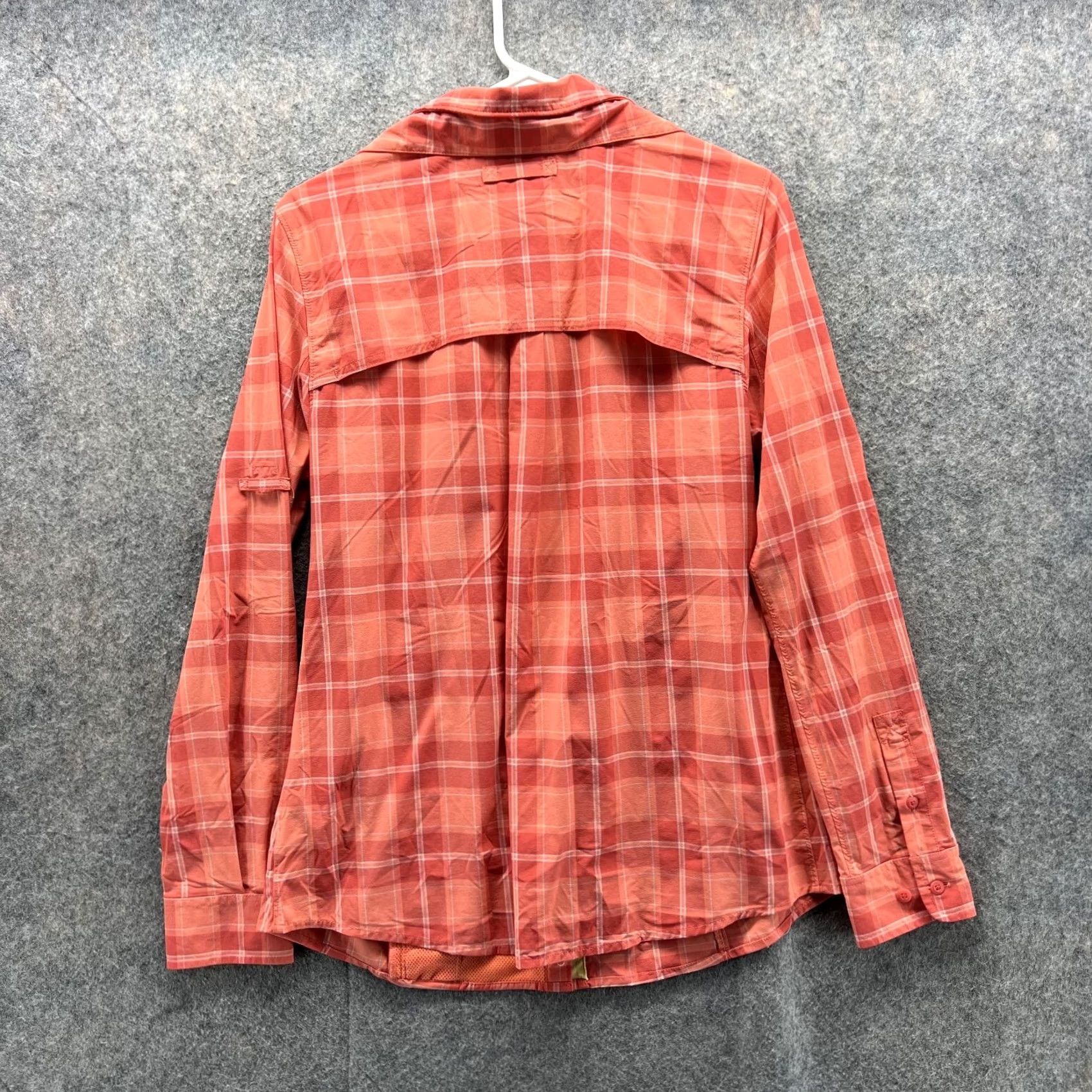 Vintage Duluth Shirt Women Medium Orange Casual Button Down Nylon Spandex Plaid Vented Shirt Shirt Woman Modern Preppy Button-Up Casual All Seasons Size M / US 6-8 / IT 42-44 - 7 Thumbnail