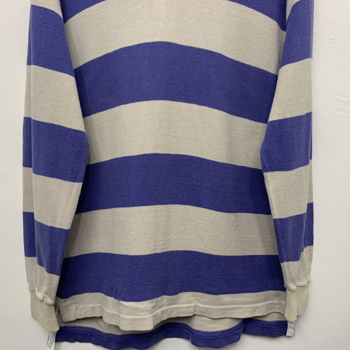 Vintage French St Athletics Striped Rugby Shirt Size US M / EU 48-50 / 2 - 4 Thumbnail