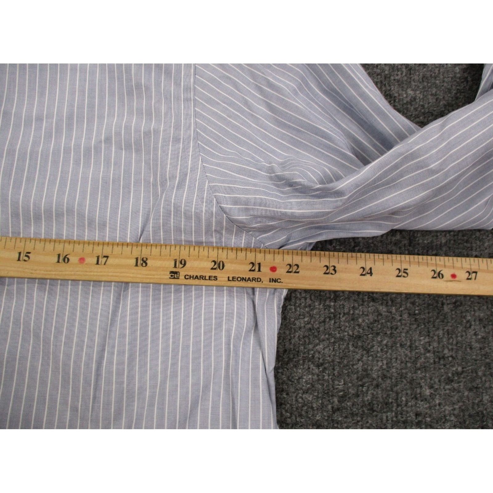 Eton VINTAGE Eton Shirt Mens L 16 41 Blue Striped Contemporary Dress Business Preppy Casual Size US L / EU 52-54 / 3 - 5 Thumbnail