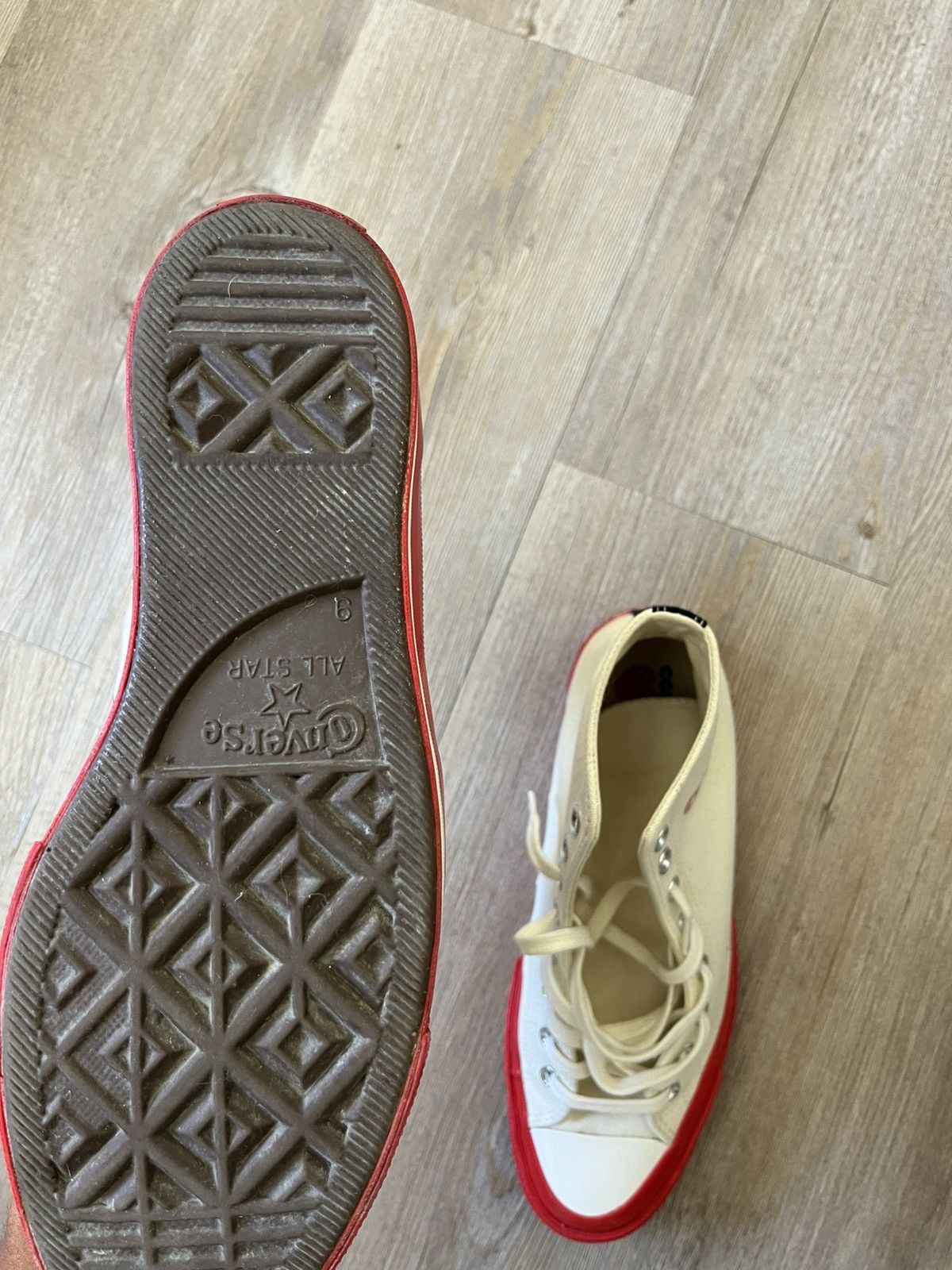 Comme des Garcons PLAY × Converse Converse x CDG Size US 9 / EU 42 - 4 Thumbnail