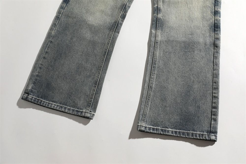 Vintage Men's loose distressed washed punk gradient vintage jeans Size US 32 / EU 48 - 4 Thumbnail