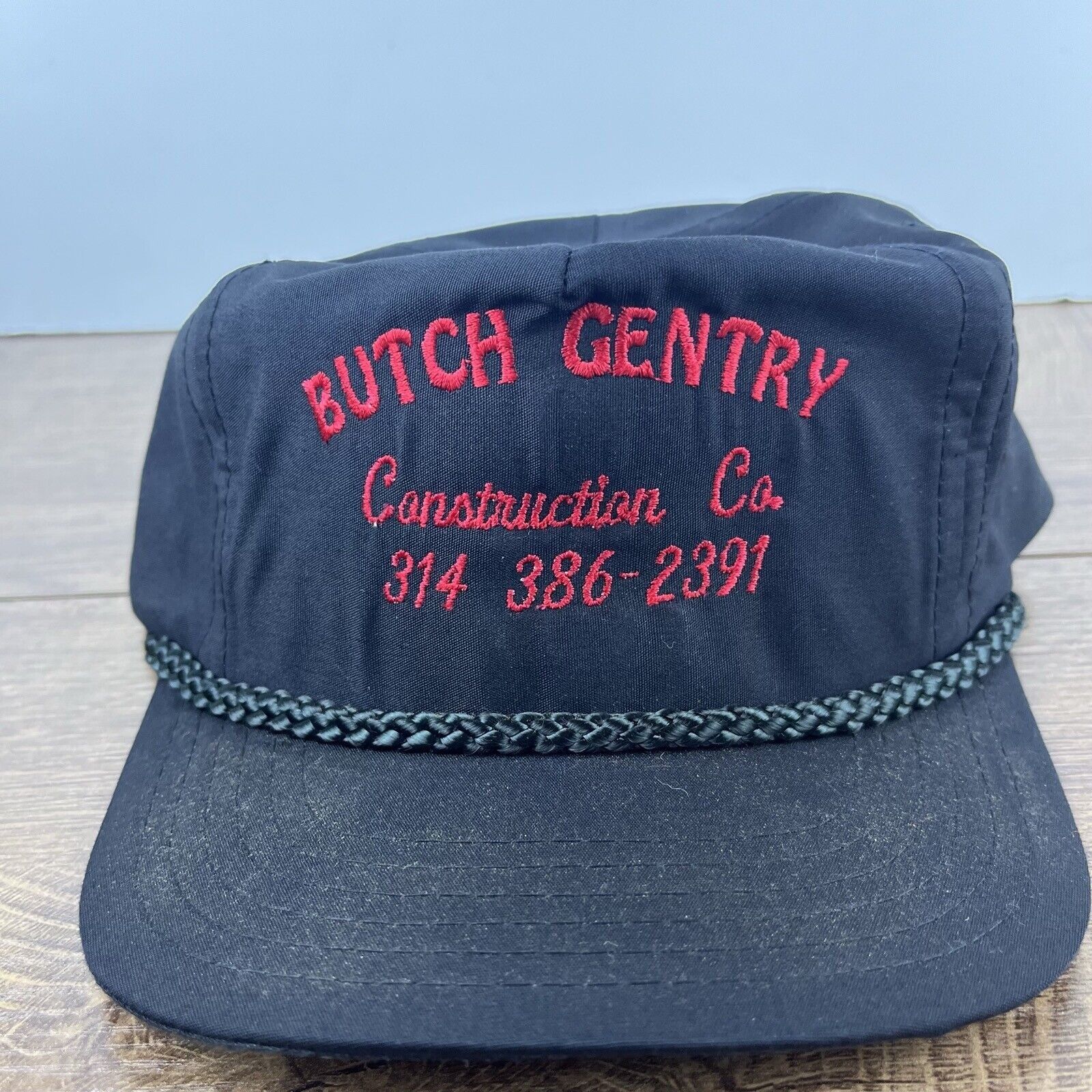 Other Butch Gentry Construction Hat Black Adjustable Hat Black Adu Size ONE SIZE - 2 Thumbnail