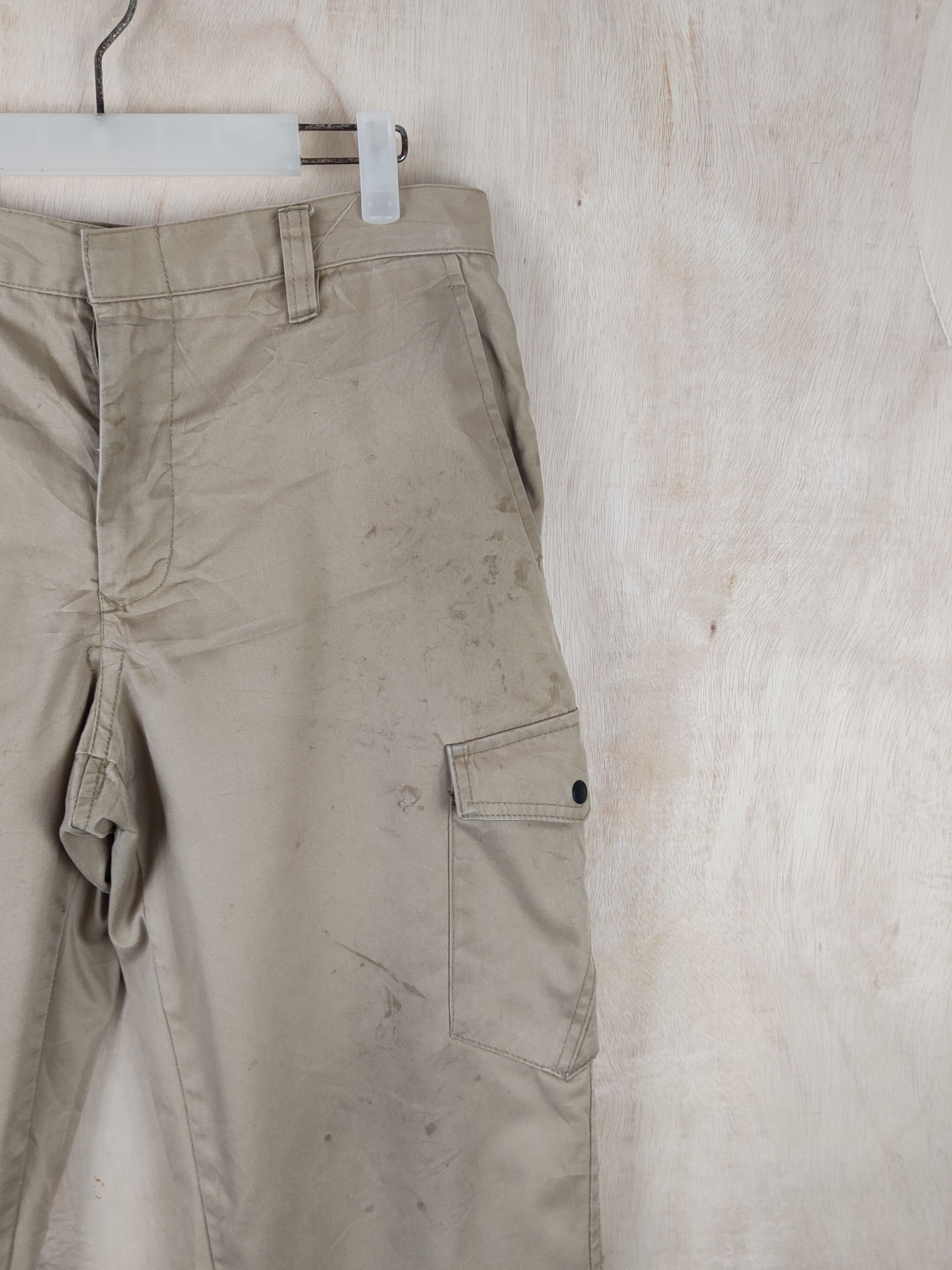 Japanese Brand W.Impact Brown Multipocket Tactical Cargo Pants #S2486 Size US 33 - 5 Thumbnail