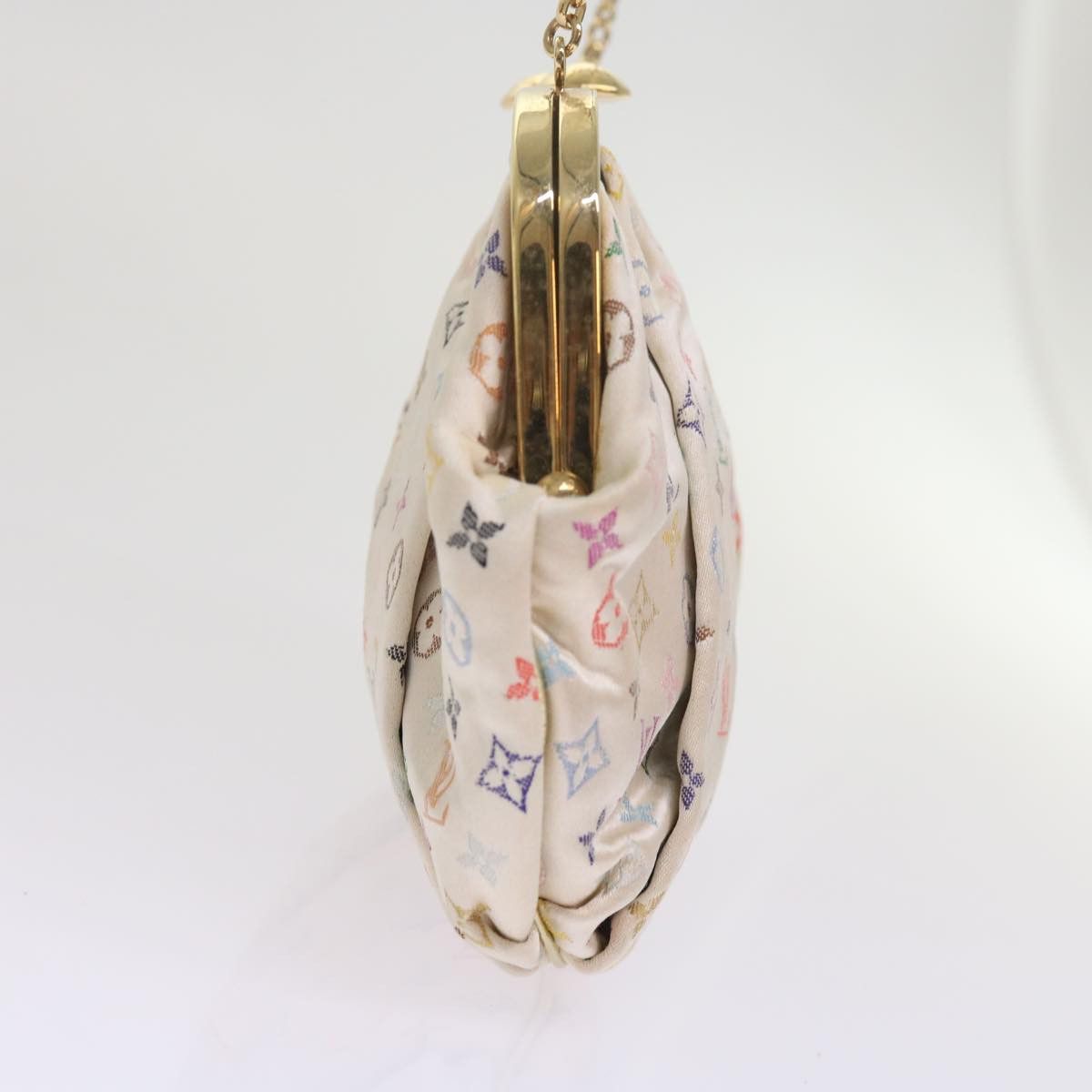 Louis Vuitton LOUIS VUITTON Monogram Multicolor Omoniere Hand Bag White Size ONE SIZE - 3 Thumbnail
