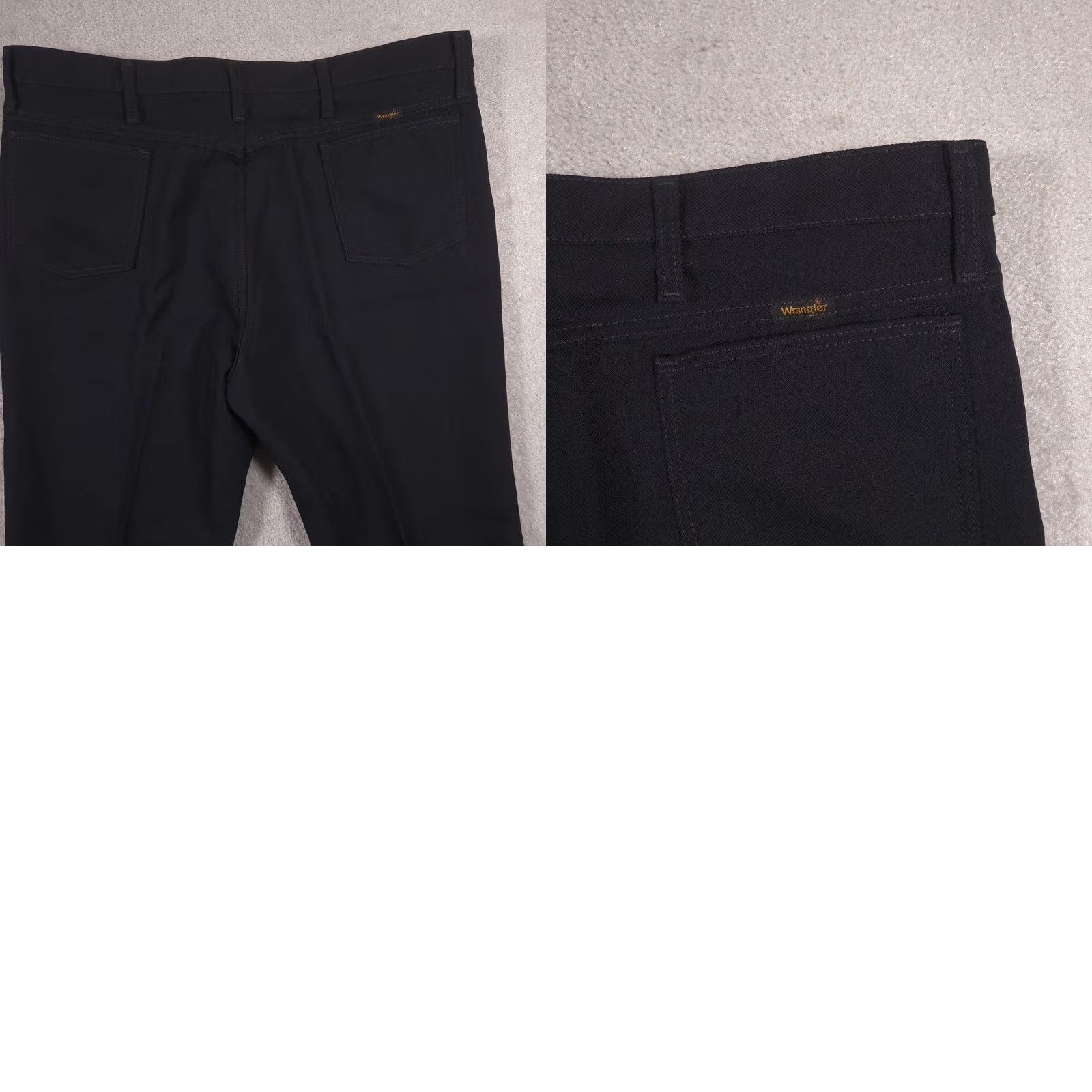 Wrangler Wrangler Pants Mens 42x29 Navy Blue Microfiber Flat Front Straight Leg Casual Size US 42 / EU 58 - 10 Thumbnail