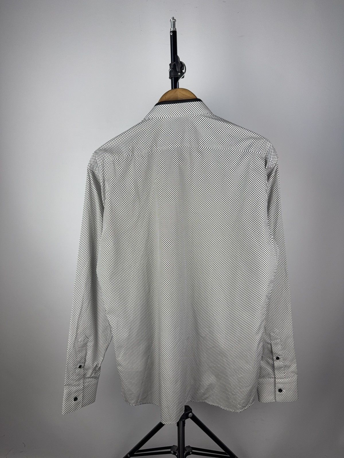 Karl Lagerfeld Luxury Designer 00s Karl Lagerfeld Dot pattern shirt Size US XL / EU 56 / 4 - 8 Thumbnail
