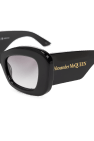 Alexander McQueen o1w1db10126 Size:OS/ Bold Cat-eye Sunglasses in Black Size ONE SIZE - 4 Thumbnail