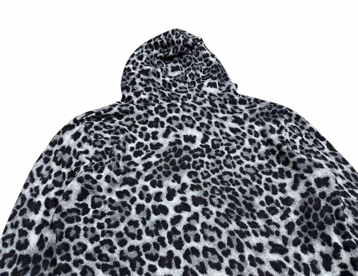 Hysteric Glamour × Japanese Brand × Seditionaries 🔥Sick Y2K Semantic Design Zip Hoodie Black Leopard Goth Punk Size US L / EU 52-54 / 3 - 9 Thumbnail