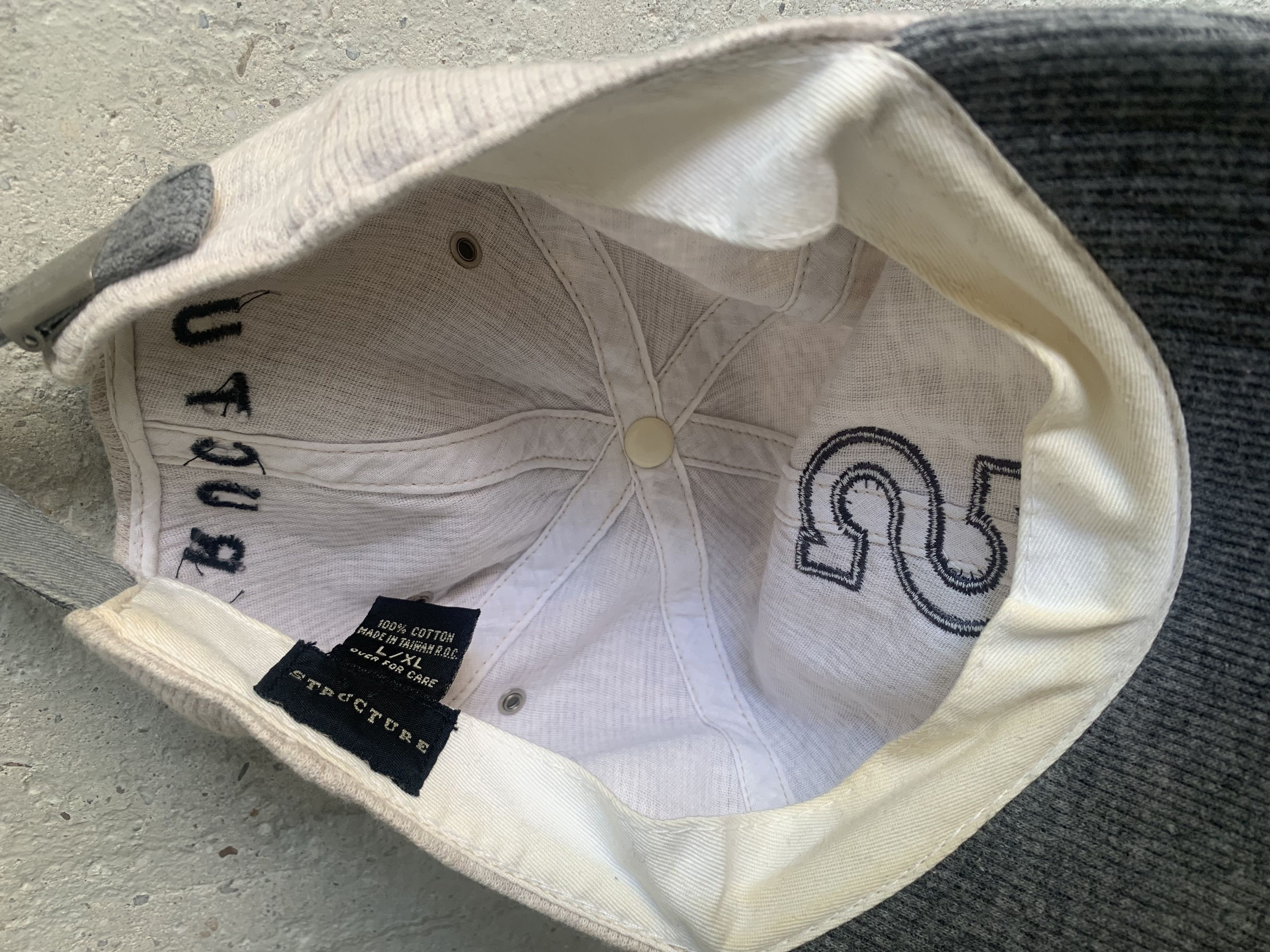 Structure Structure corduroy cap two tone beige/grey L/LX Size ONE SIZE - 4 Thumbnail