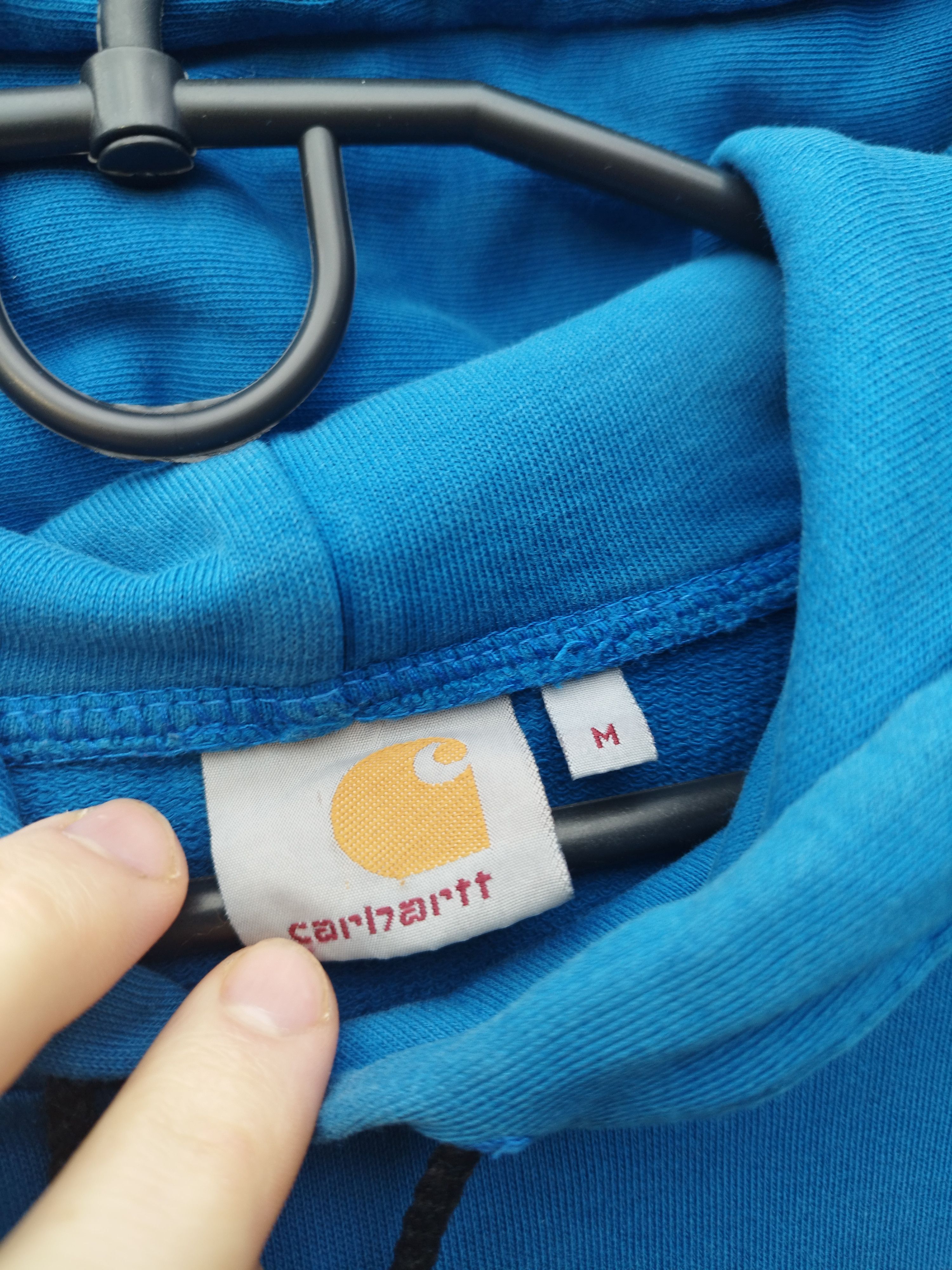 Carhartt Retro Carhartt Arch Logo hoodie | Bright Blue Pullover Size US M / EU 48-50 / 2 - 5 Thumbnail
