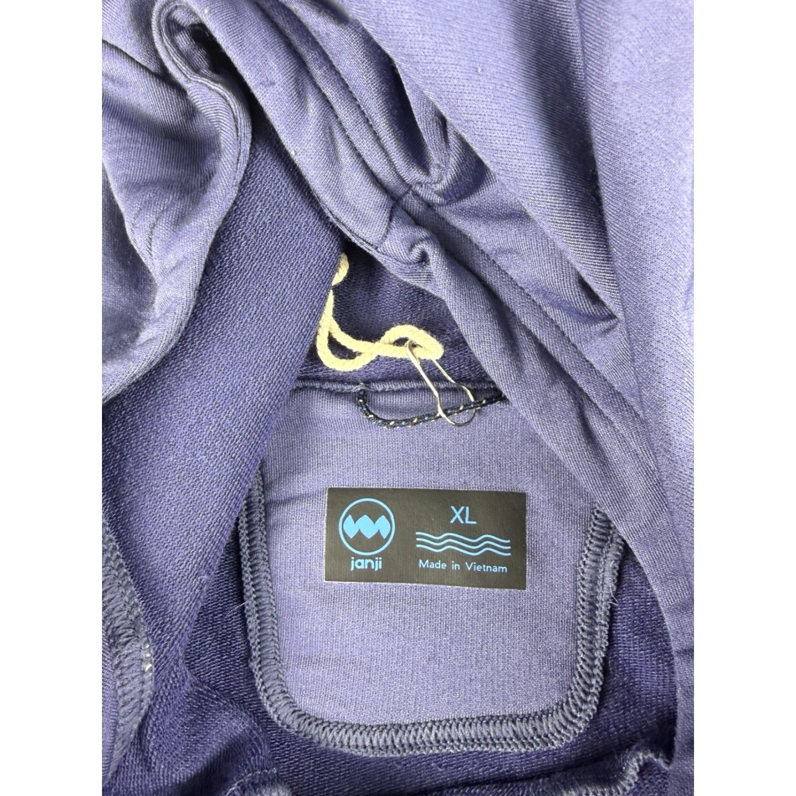 Vintage Janji Hoodie Pullover Rover Mens XL Blue Merino Wool Nylon Hiking Running Merino Wool - Regular Size Size US XL / EU 56 / 4 - 3 Thumbnail