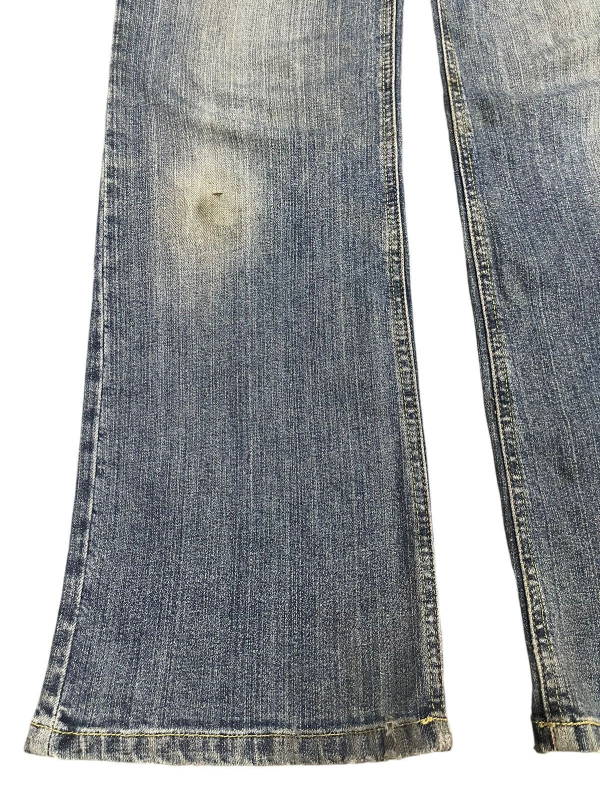 KMRii Vintage Japanese Brand Blue Wash Tight Bootscut Jeans Size US 32 / EU 48 - 6 Thumbnail