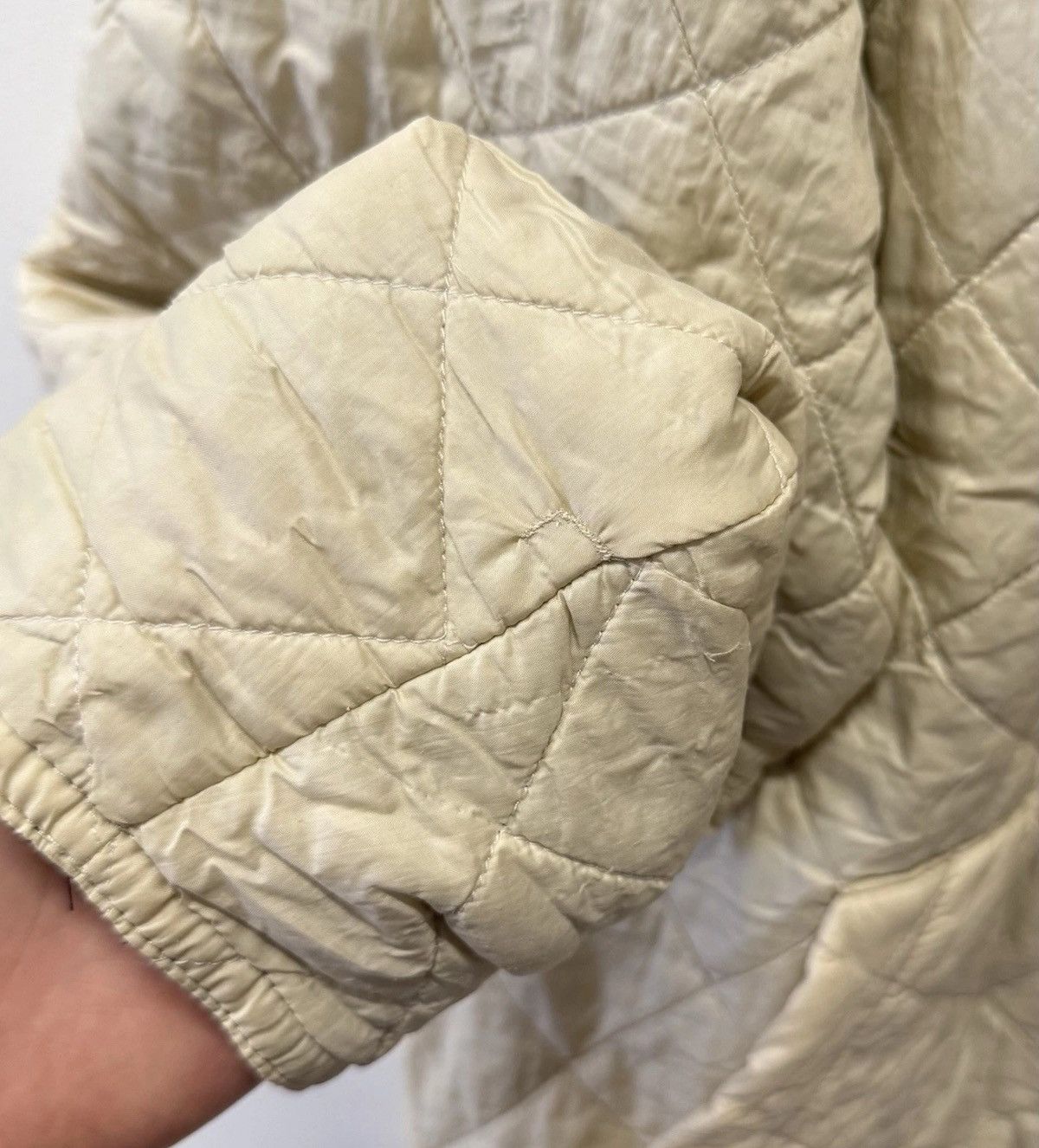 Barbour Barbour Flyweight Quilted Jacket Beige Cream Luxury Top Size US L / EU 52-54 / 3 - 14 Thumbnail