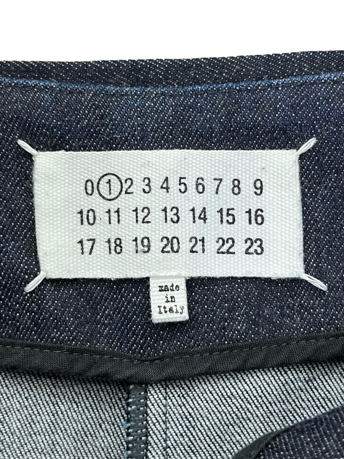 Maison Margiela MAISON MARGIELA Palazzo Over Wide Leg Cropped Stretch Denim Size 27" / US 4 / IT 40 - 5 Thumbnail