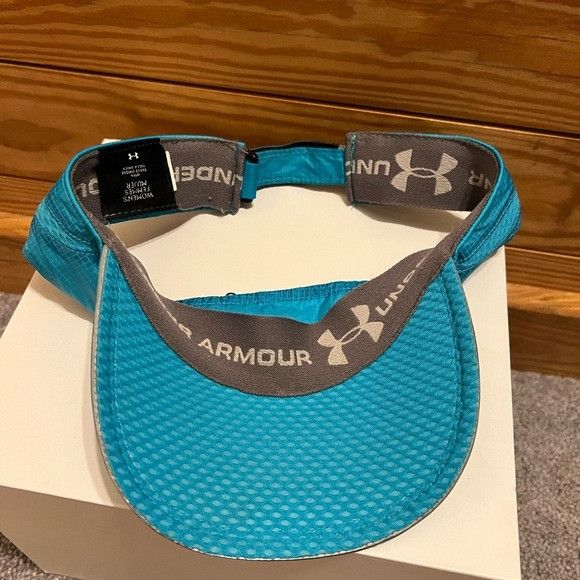 Under Armour Under Armor Visor Blue Yellow Run Outdoor y2k retro 90s Size ONE SIZE - 8 Thumbnail