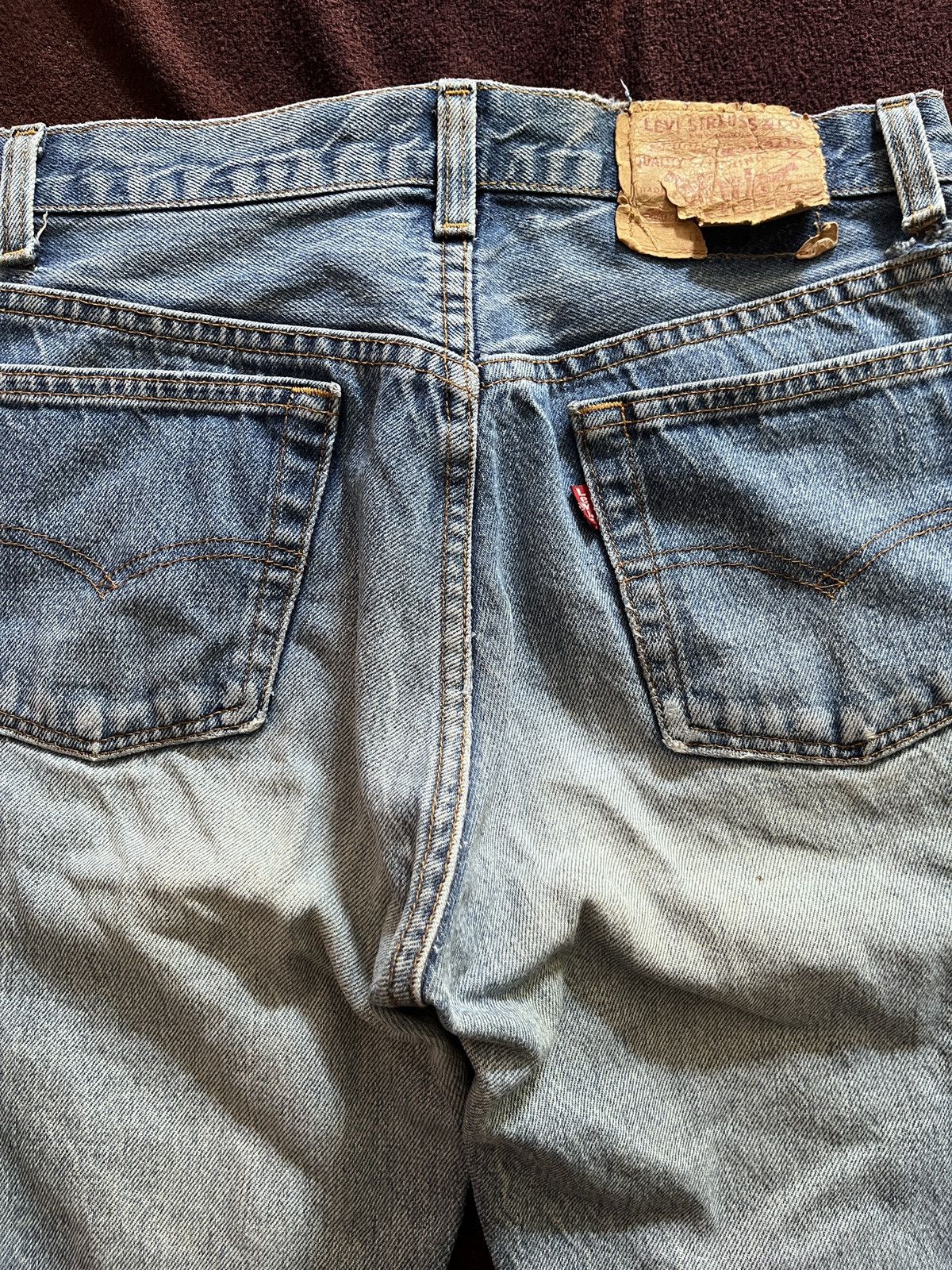 Levi's Vintage Clothing VINTAGE 501 LEVIS DENIM DISTRESSED Size US 29 - 7 Thumbnail