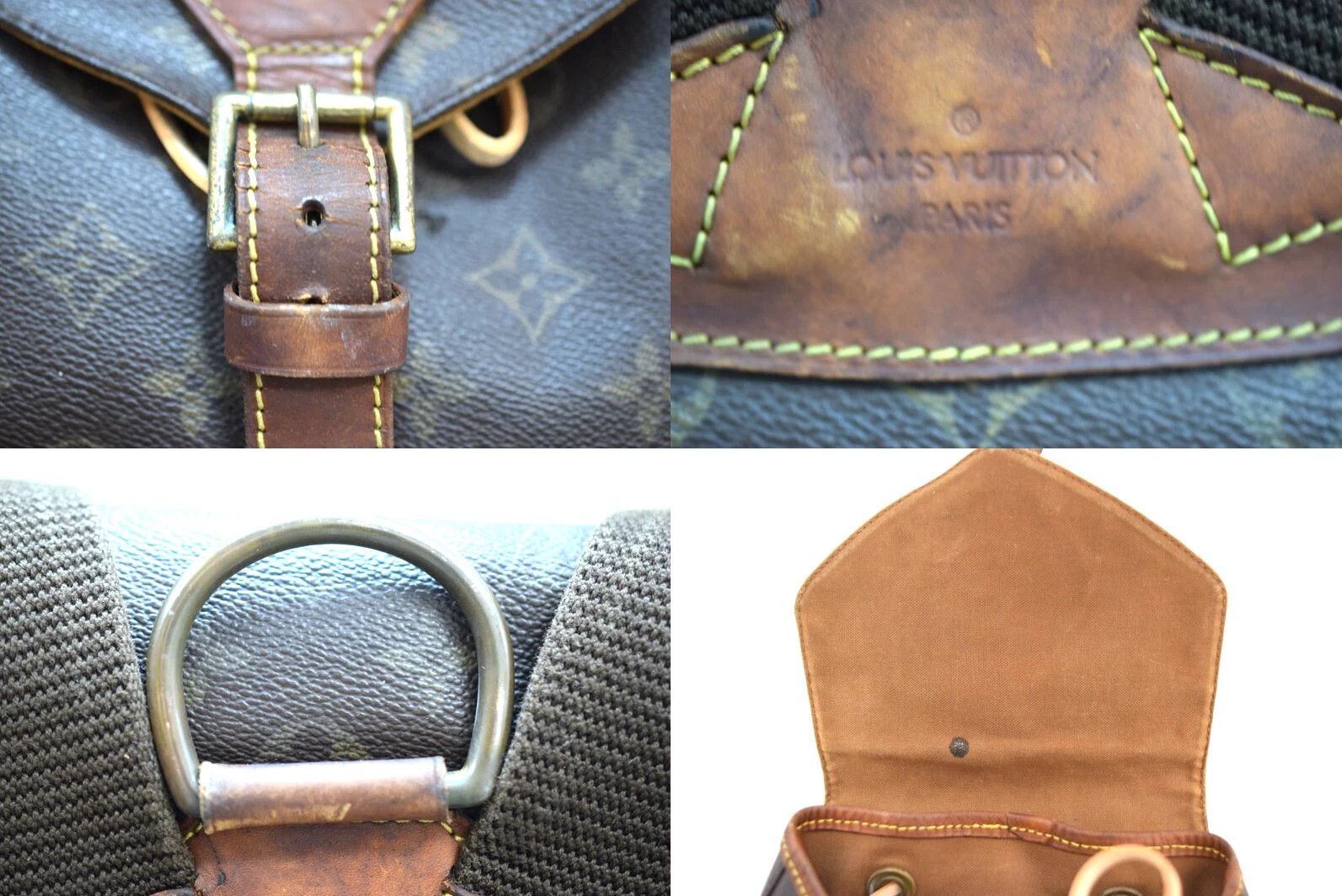 Louis Vuitton Louis Vuitton Montsouris GM Backpack Monogram Canvas M51135 Size ONE SIZE - 8 Thumbnail