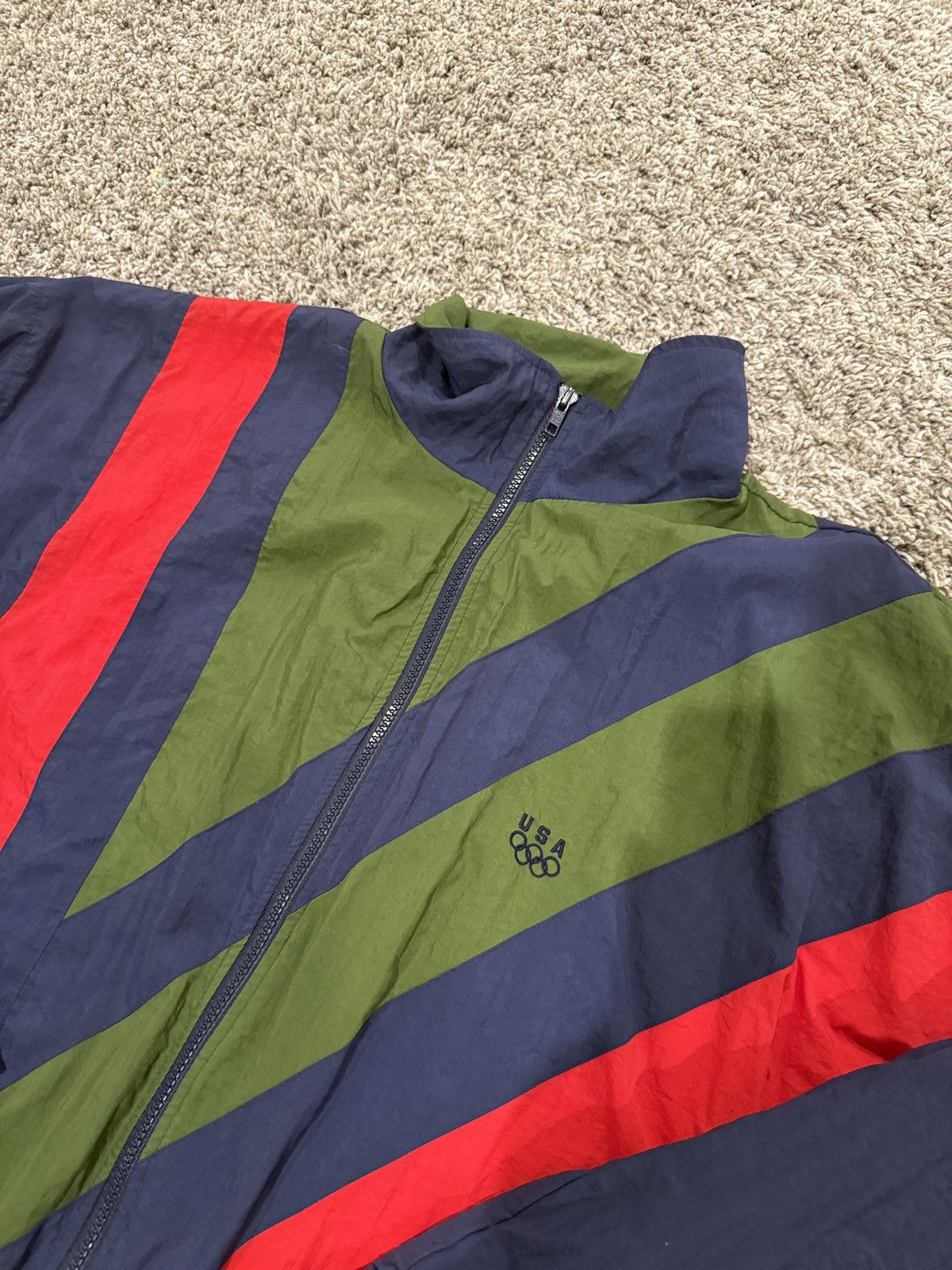USA Olympics 90s Team USA Track jacket Size US L / EU 52-54 / 3 - 2 Thumbnail