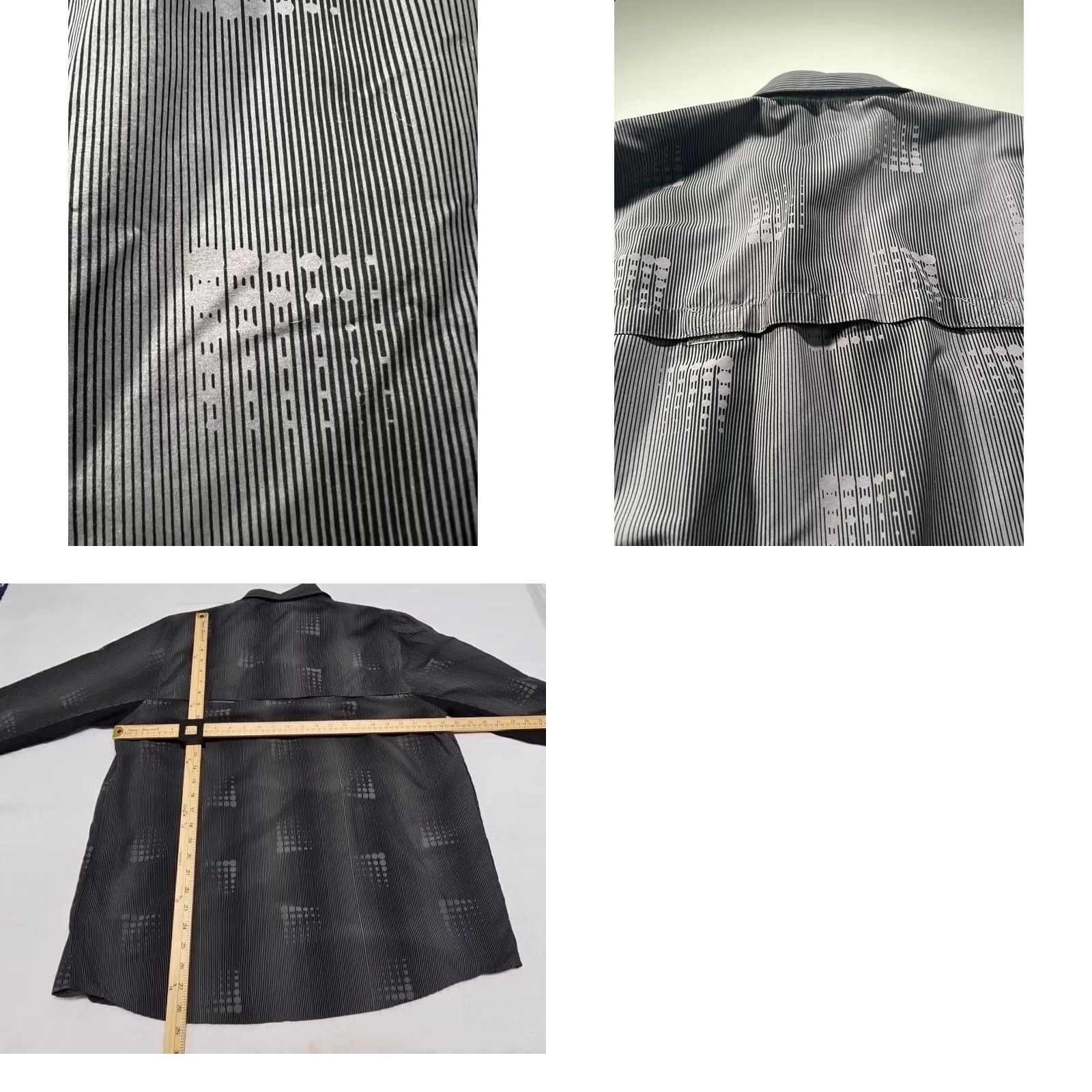 Bugle Boy VINTAGE Bugle Boy Shirt Mens L Black Gray Pattern Button-Up 90s Grunge Y2K Size US L / EU 52-54 / 3 - 8 Thumbnail