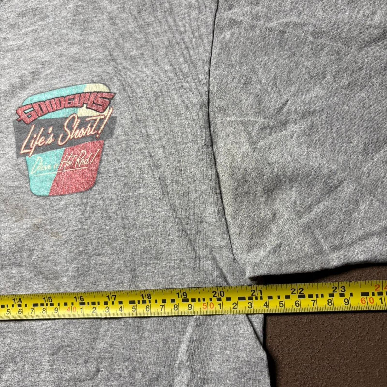 NASCAR Grey Good Guys Hot Rod Car Quarter button up Shirt Size US L / EU 52-54 / 3 - 6 Thumbnail