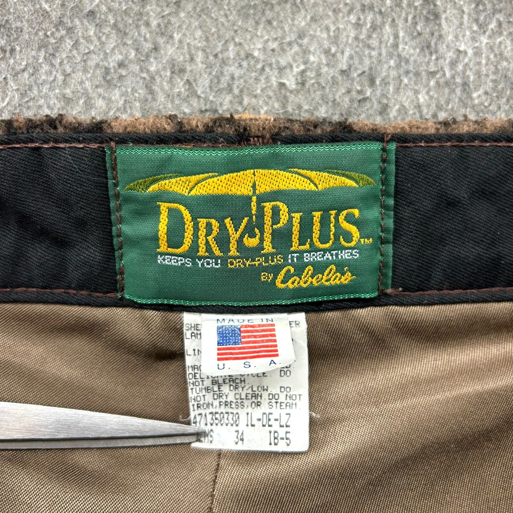 Vintage Cabela's Pants Men 34x34 Cargo Fleece Camouflage USA Straight Inseam 34 Size US 34 / EU 50 - 4 Thumbnail