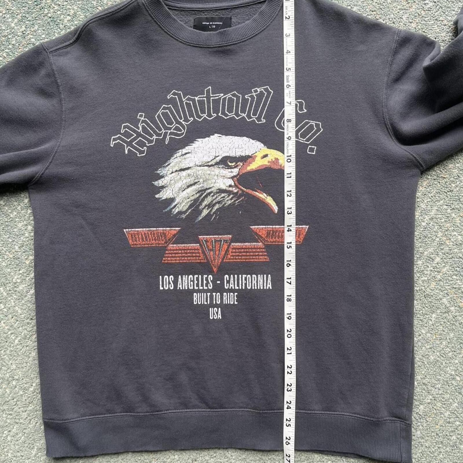 Cotton On High Tail Co Eagle Graphic Crewneck Sweatshirt Size Large Size L / US 10 / IT 46 - 7 Thumbnail