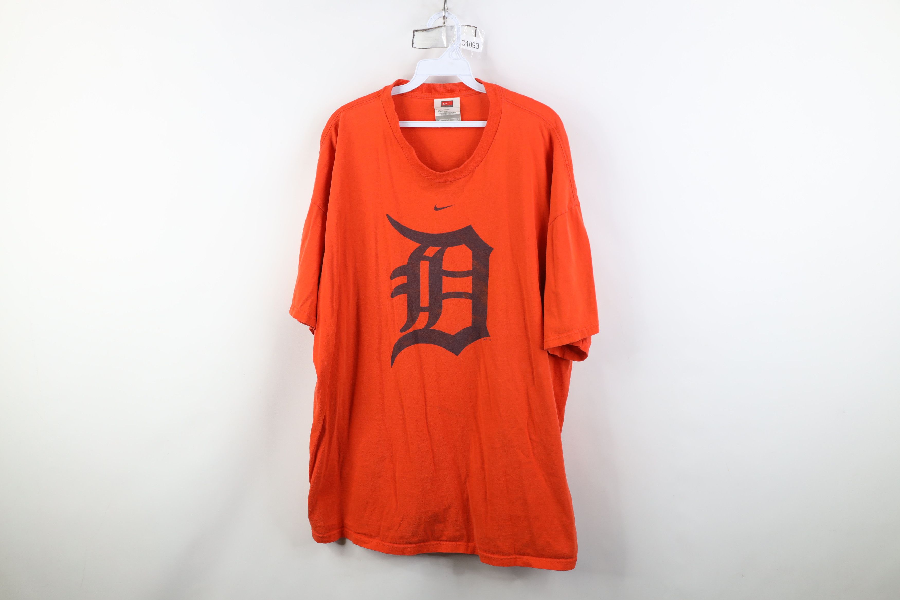 Nike Vintage Y2K Nike Center Swoosh Tigers Baseball T-Shirt Size US XXL / EU 58 / 5 - 1 Thumbnail