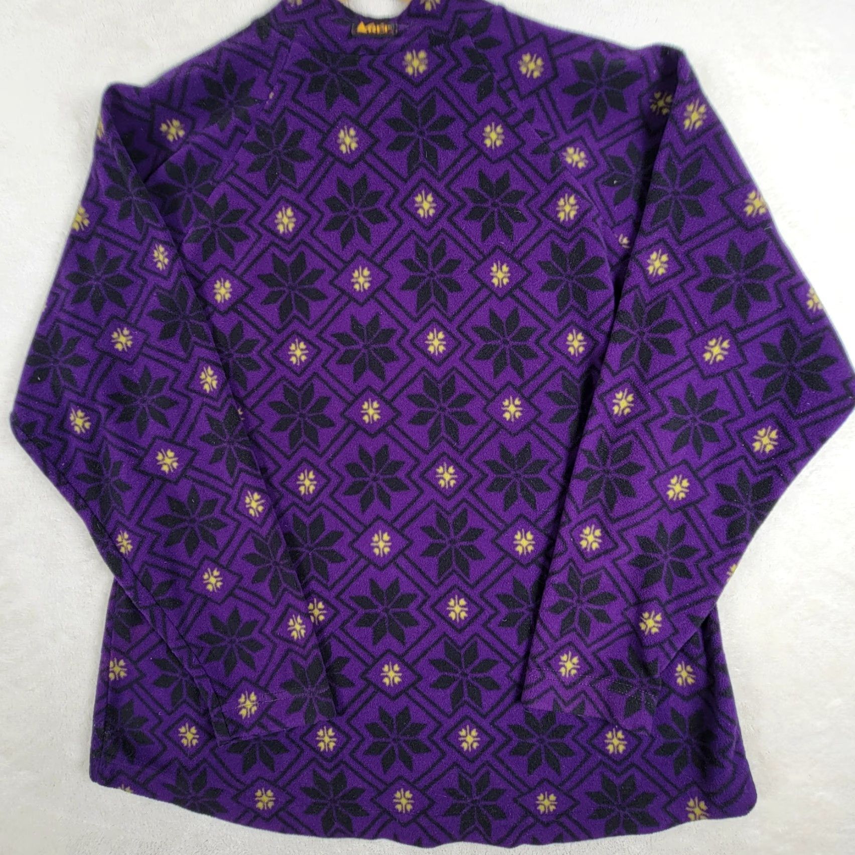 Vintage VINTAGE REI Purple Pullover Zip Fleece Sweater POLARTEC 1/4 Zip Women L Purple Pullover Size L / US 10 / IT 46 - 4 Thumbnail