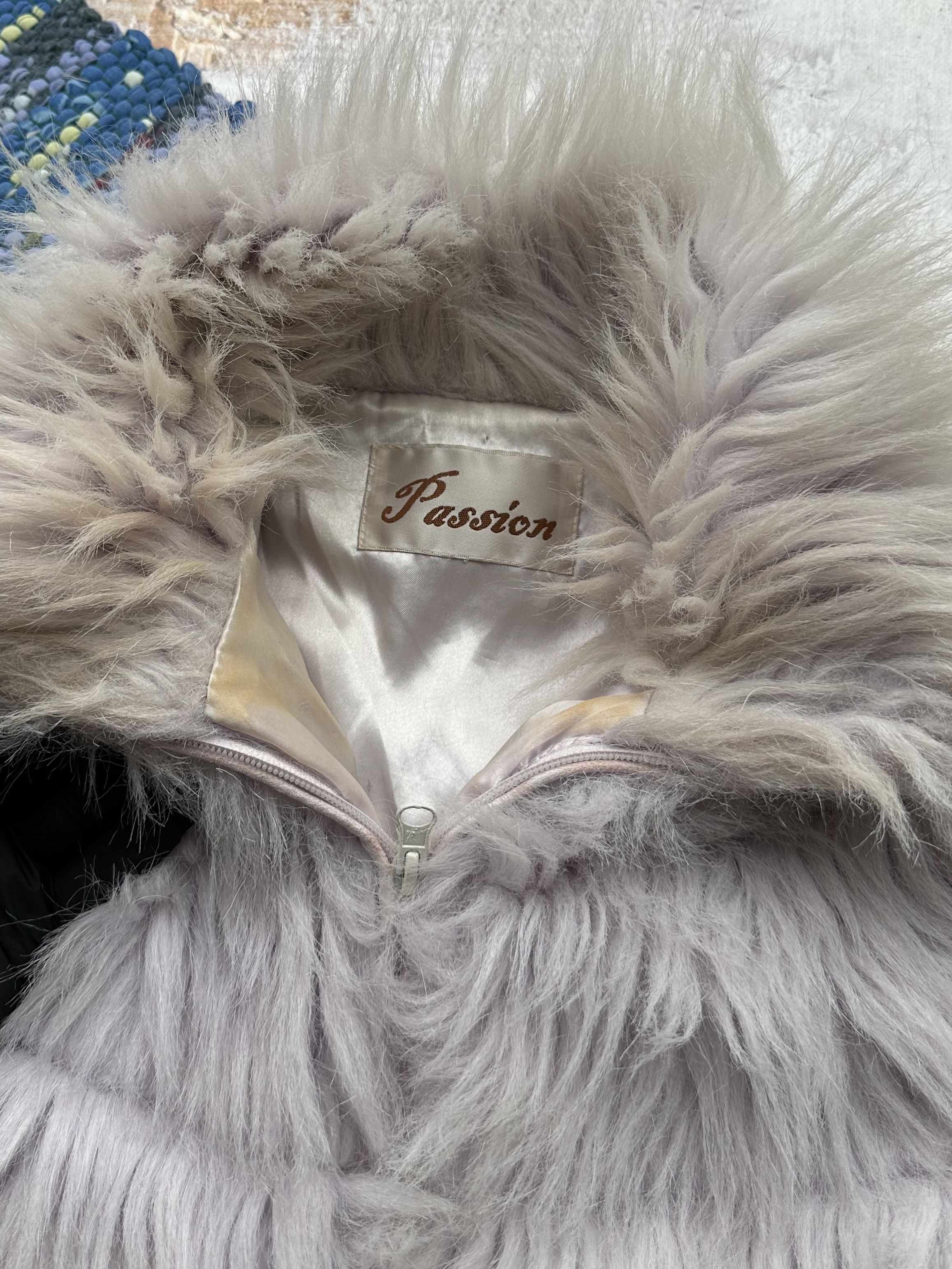 Japanese Brand Vintage Faur Fur Cropped Coat A512(448)D15 Size M / US 6-8 / IT 42-44 - 5 Thumbnail
