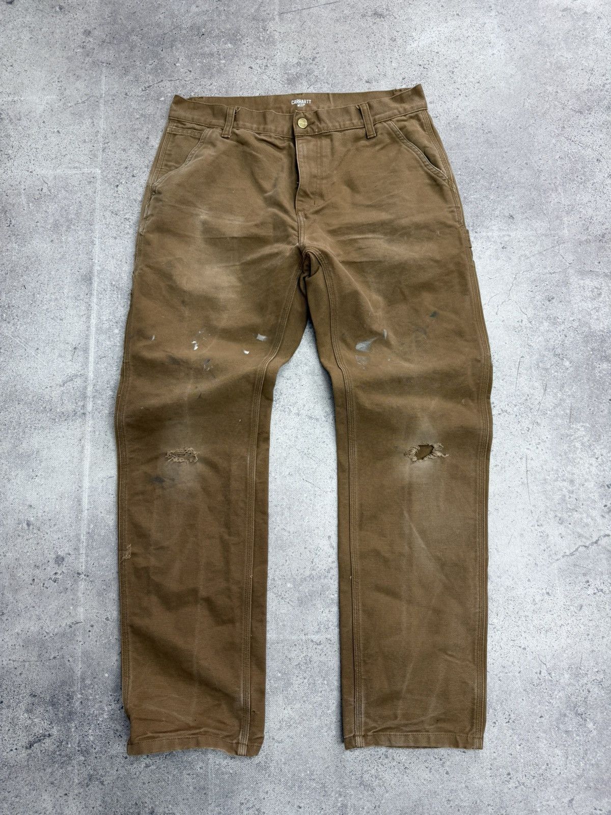 Carhartt Wip Vintage Carhartt Ruck Single Knee Pants Distressed Faded Size US 32 / EU 48 - 4 Thumbnail