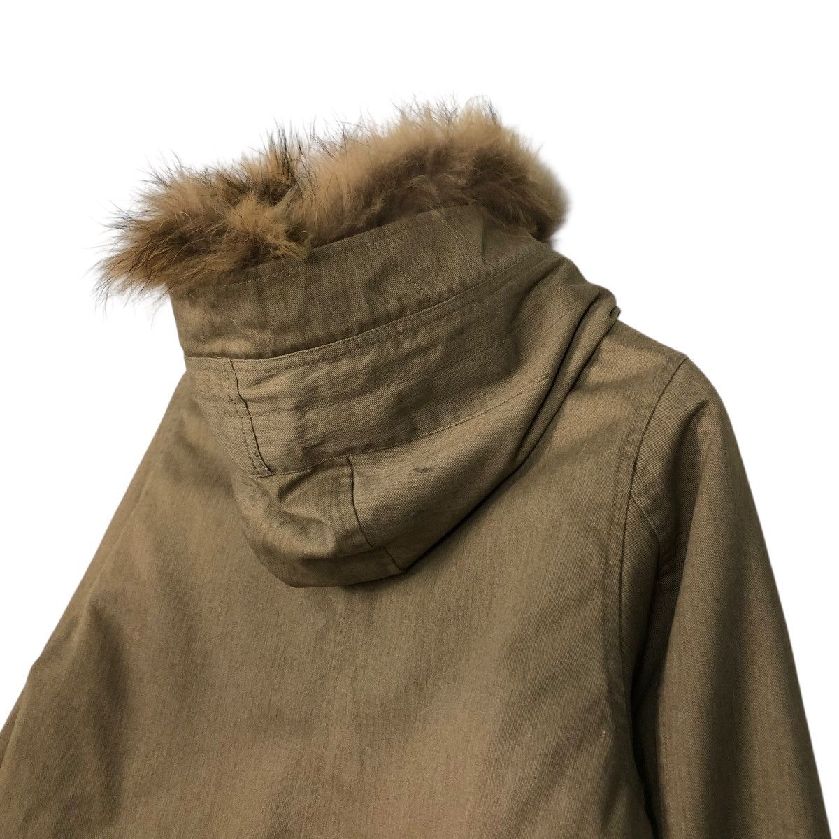 Japanese Brand 🔥VINTAGE PARKA JACKET MINK FUR HOODIE IKKA ISSEY MIYAKE Size US M / EU 48-50 / 2 - 12 Thumbnail