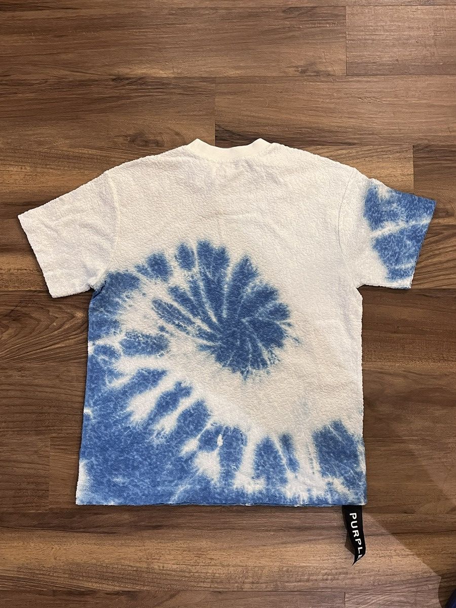 Purple Brand Medium terry cloth T white/blue NEW Size US M / EU 48-50 / 2 - 2 Thumbnail