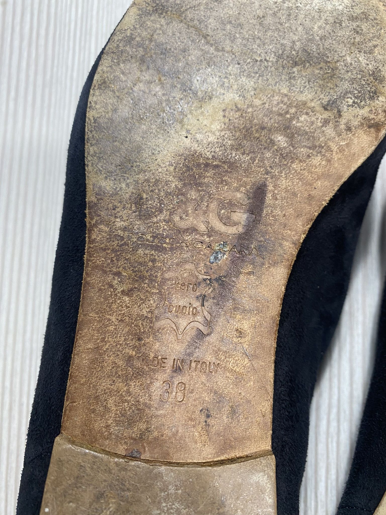 Dolce & Gabbana Dolce & Gabbana Men's Logo Loafer Slippers Size US 7.5 / IT 37.5 - 7 Thumbnail