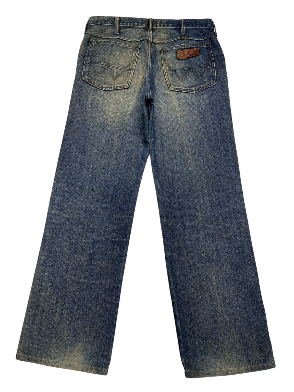 If Six Was Nine VINTAGE WRANGLER BAGGY JEANS MUD WASH LOOSE DENIM Size US 34 / EU 50 - 2 Thumbnail