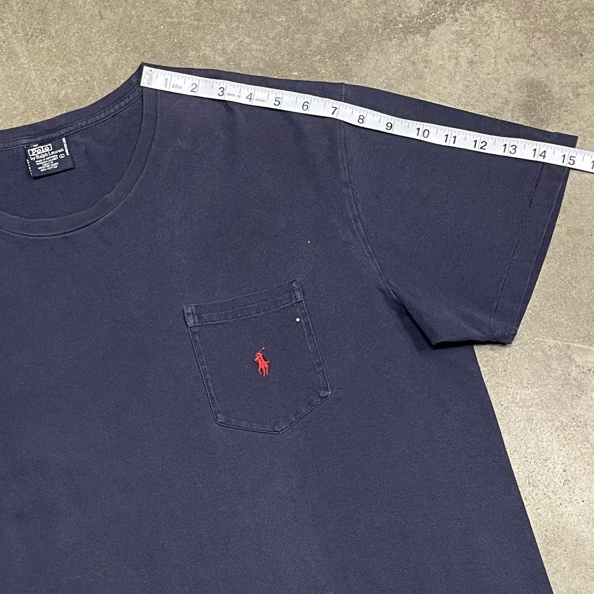 Polo Ralph Lauren Vintage 90s Polo Ralph Lauren Single Stitch Faded Tee USA Size US L / EU 52-54 / 3 - 7 Thumbnail