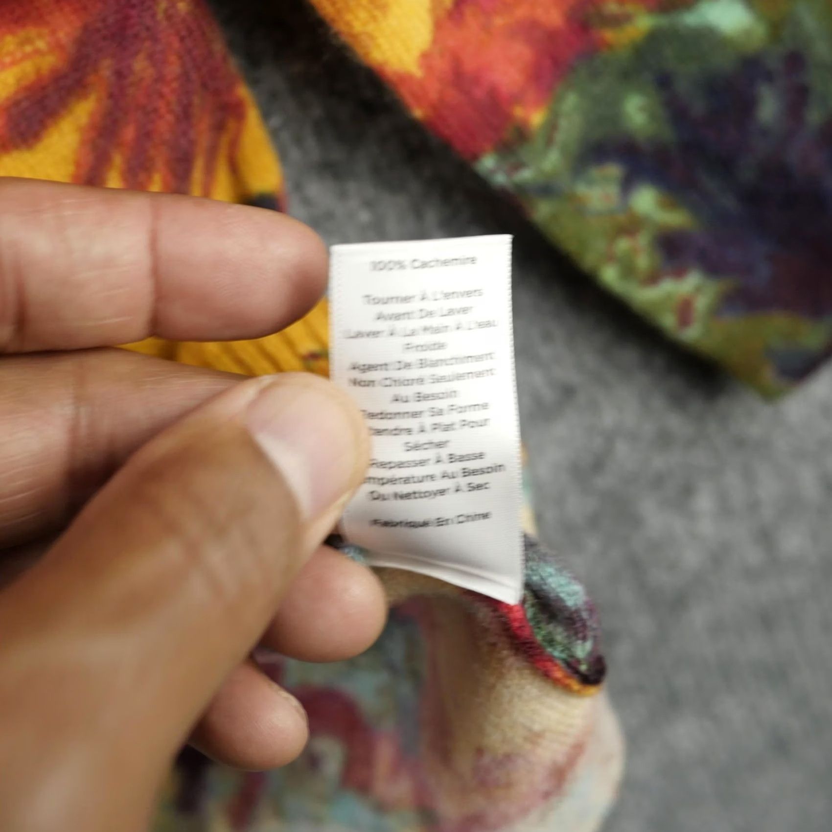 Talbots Talbots Sweater Womens M Multicolor Cashmere Floral Print Crewneck Pullover Size M / US 6-8 / IT 42-44 - 4 Thumbnail