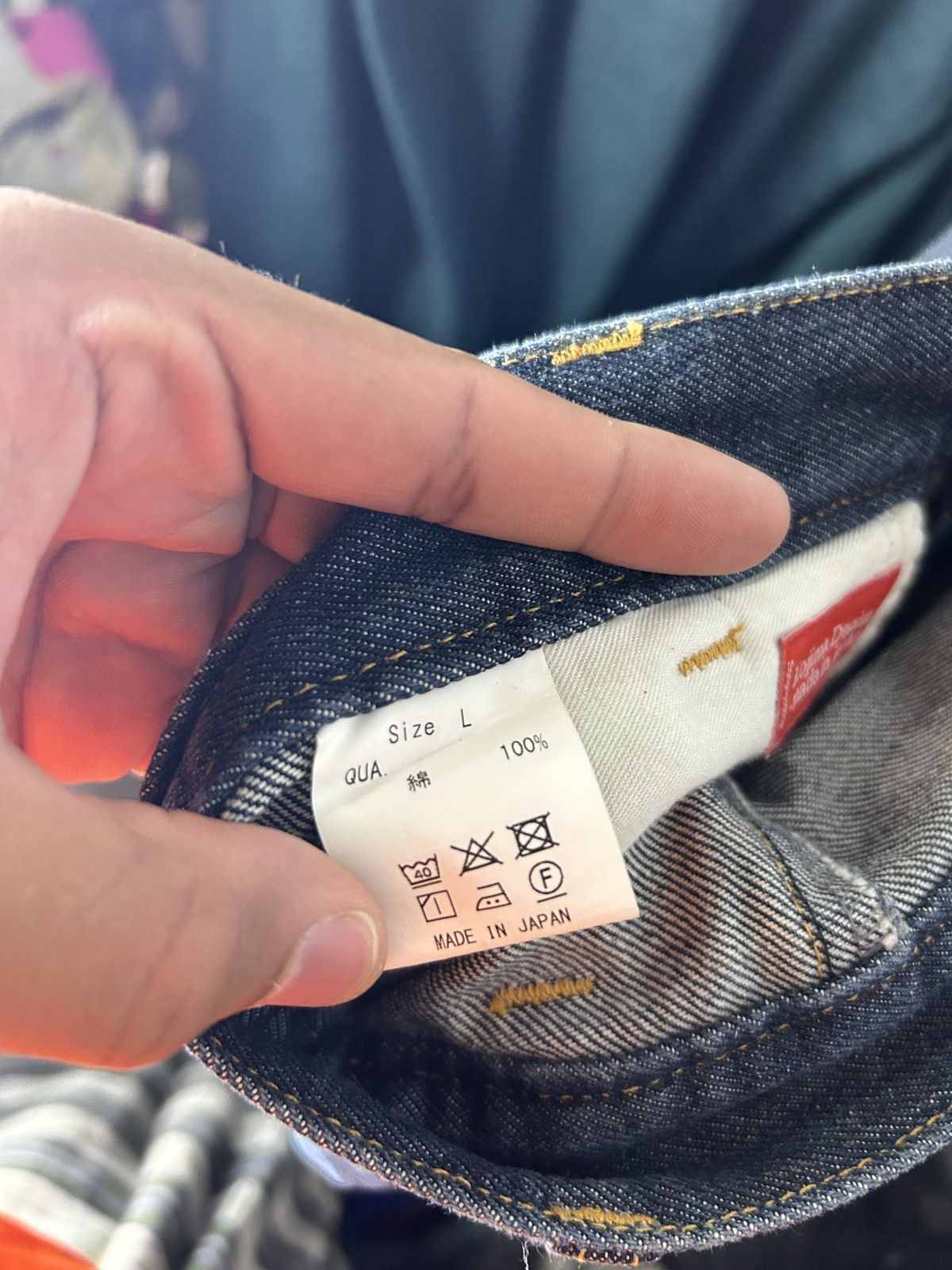Japanese Brand Kojima Denim Rehocer Big Pocket Jeans Japan Ste Size US 34 / EU 50 - 12 Thumbnail