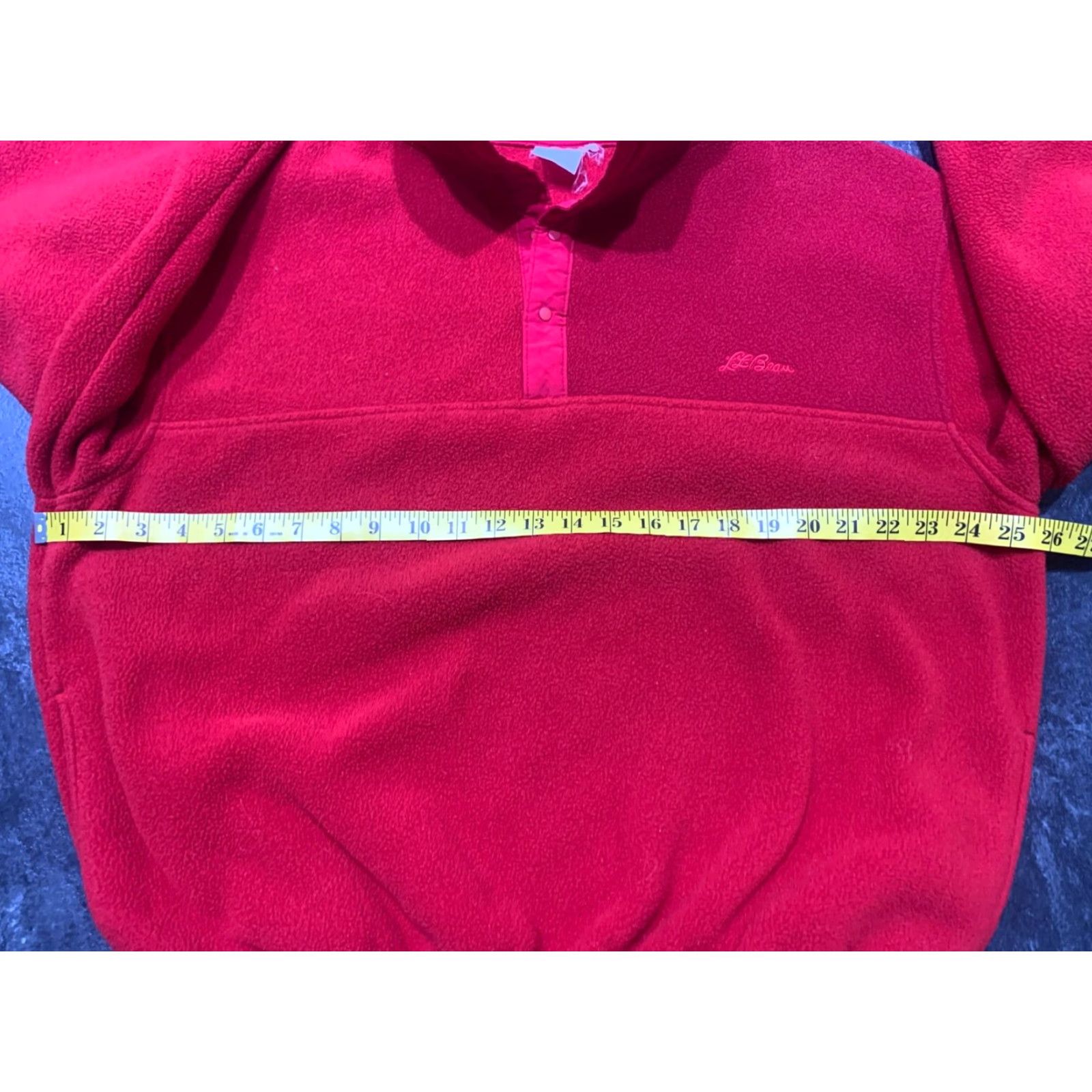 Vintage VINTAGE L.L. Bean 90s Fleece Pullover Sweater Red XL Mens Size US XL / EU 56 / 4 - 7 Thumbnail