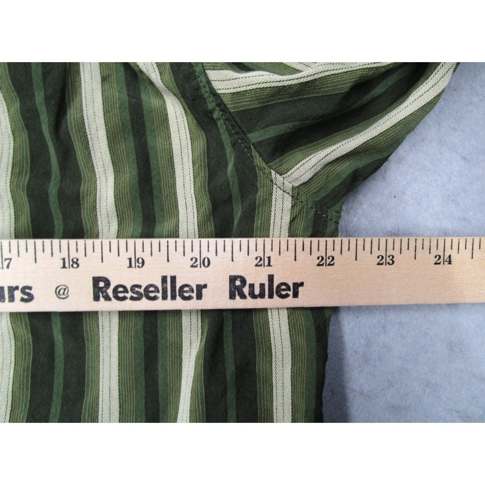 Tommy Bahama TOMMY BAHAMA Shirt Mens Medium Green Button Up Silk Wool Retro Casual Work Shirt Size US M / EU 48-50 / 2 - 7 Thumbnail
