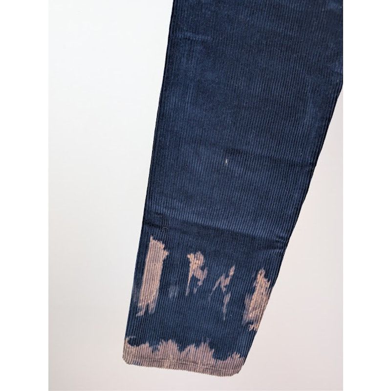 Gucci o1rshd1 Bleached Cotton Corduroy Tapered Denim Pants in Blue Size US 33 - 16 Thumbnail